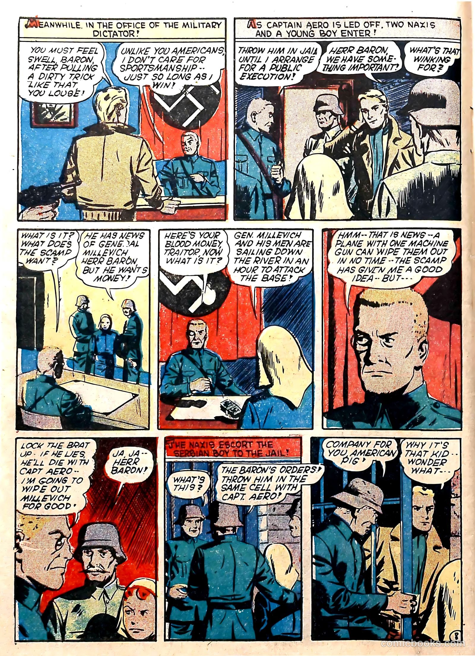 Captain Aero Comics #8 — page 10 of 68
