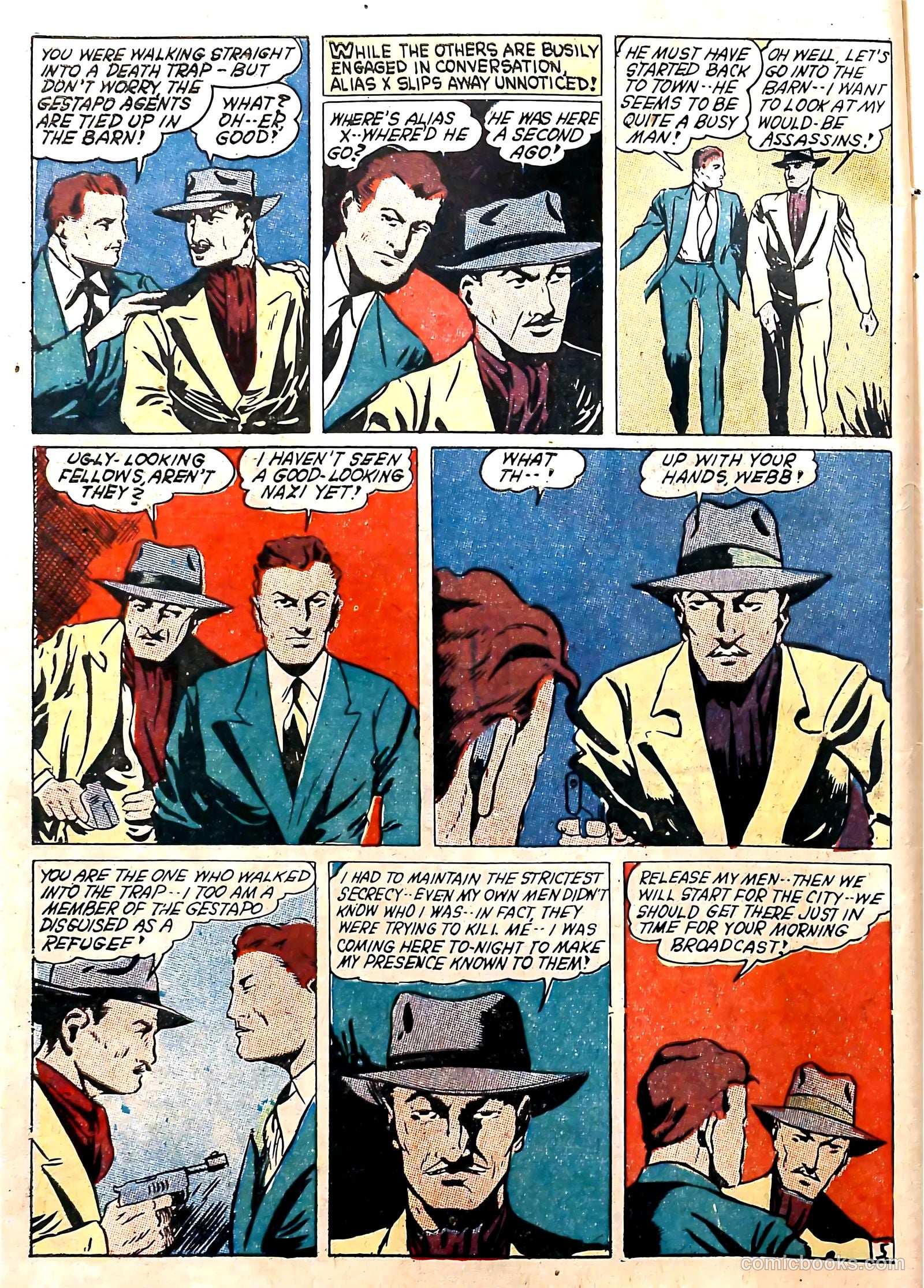 Captain Aero Comics #8 — page 18 of 68