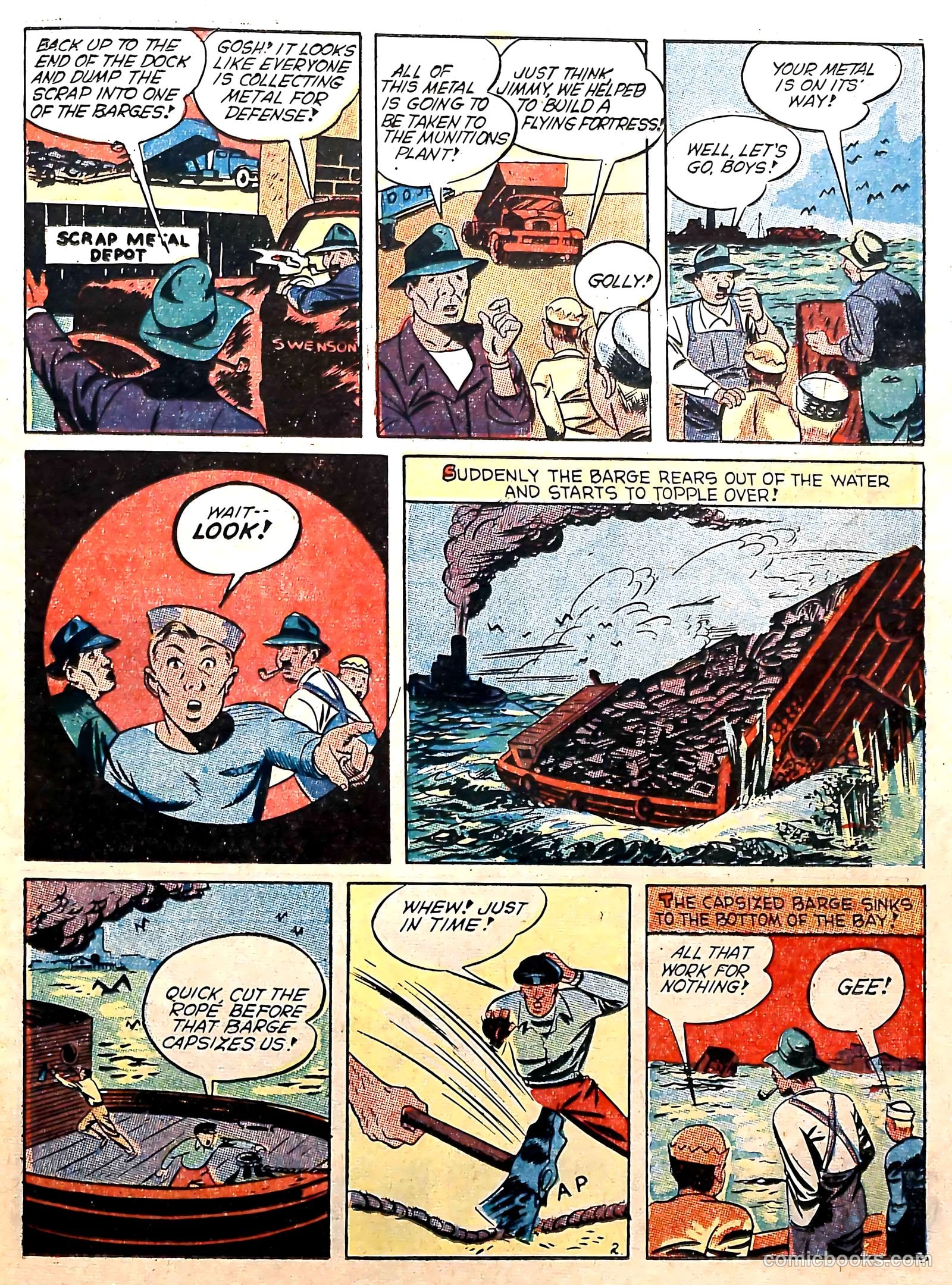 Captain Aero Comics #8 — page 45 of 68