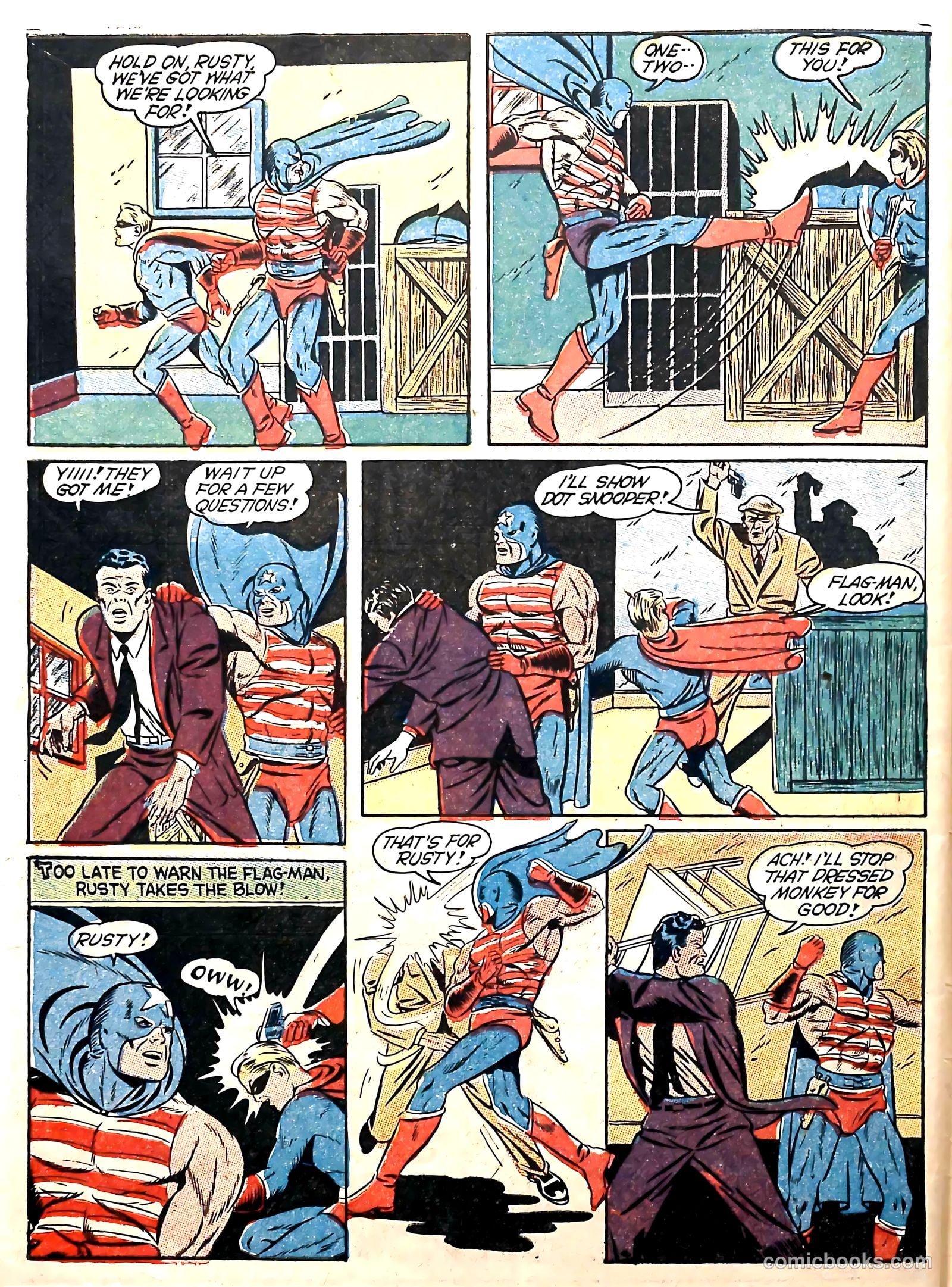 Captain Aero Comics #8 — page 62 of 68