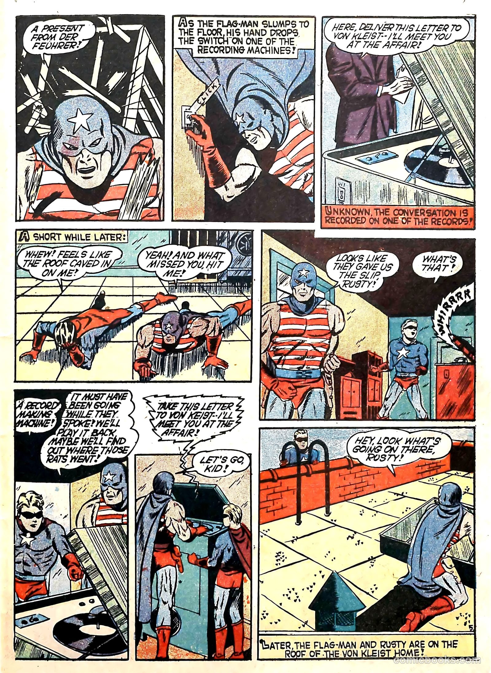 Captain Aero Comics #8 — page 63 of 68