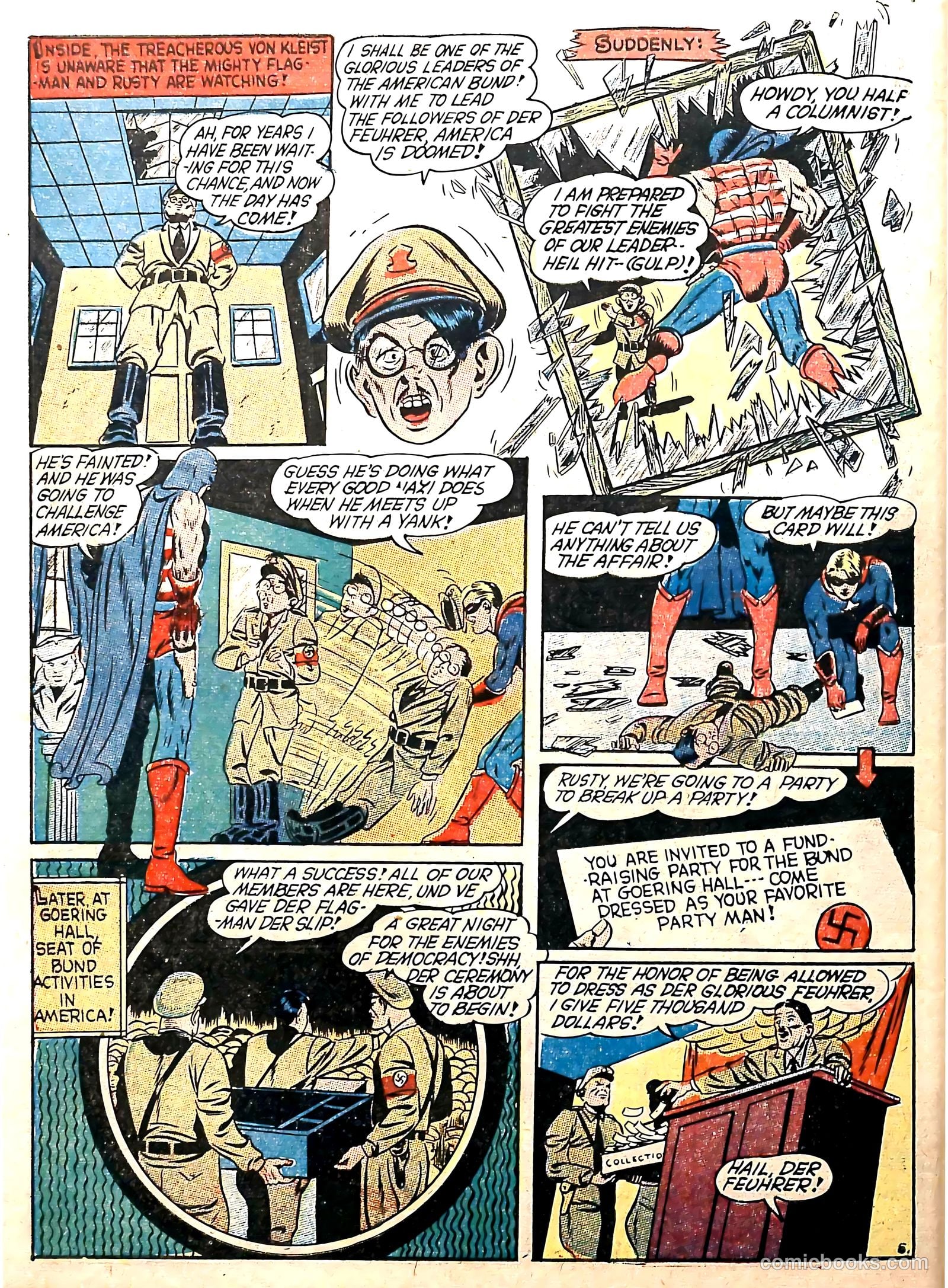 Captain Aero Comics #8 — page 64 of 68