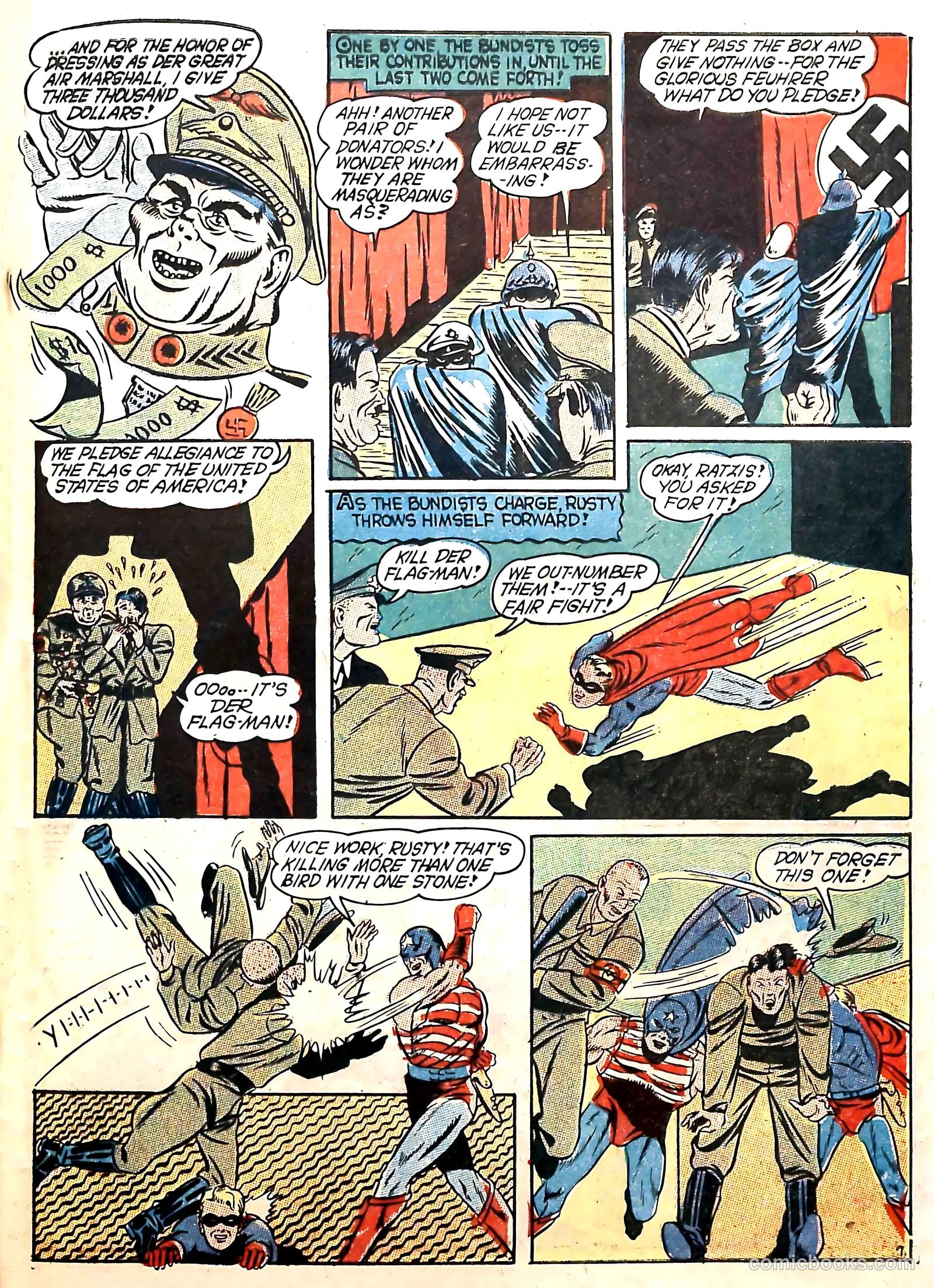 Captain Aero Comics #8 — page 65 of 68