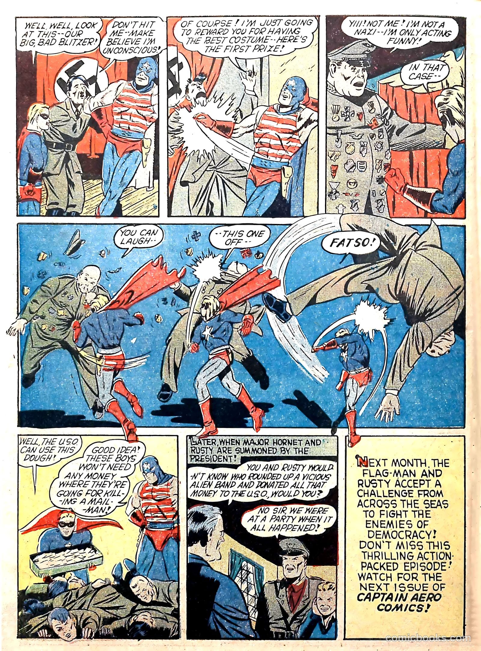 Captain Aero Comics #8 — page 66 of 68