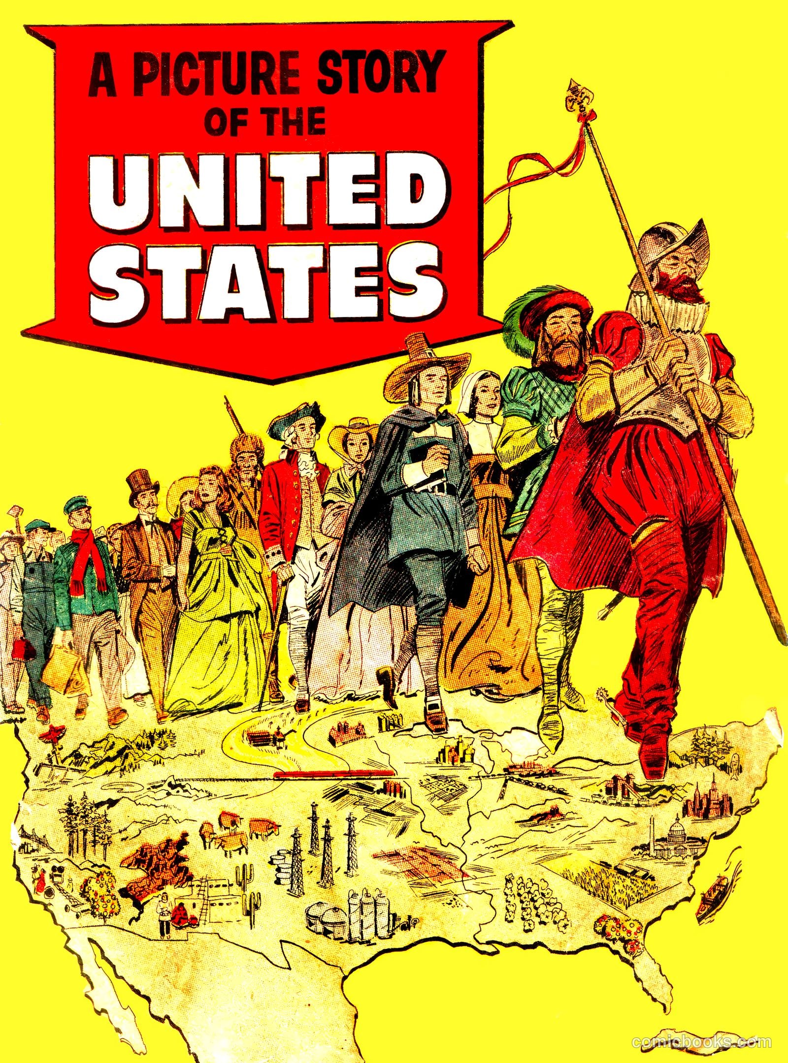 A Picture Story of the United States #nn — page 1 of 52