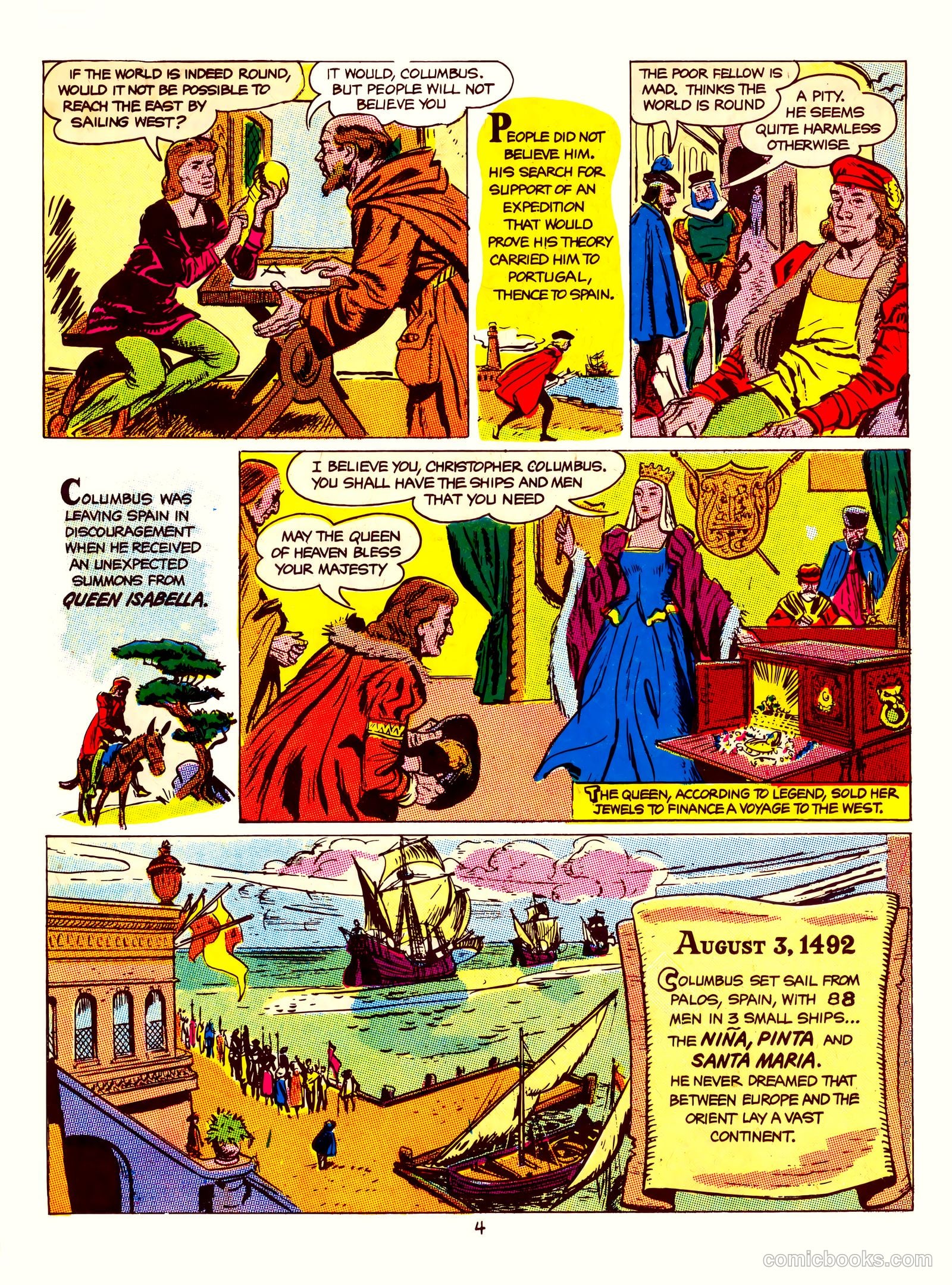 A Picture Story of the United States #nn — page 4 of 52