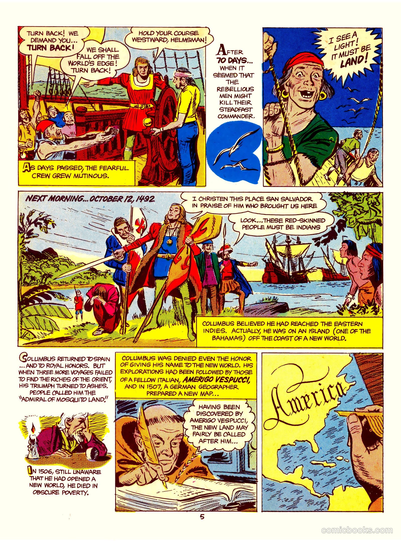 A Picture Story of the United States #nn — page 5 of 52