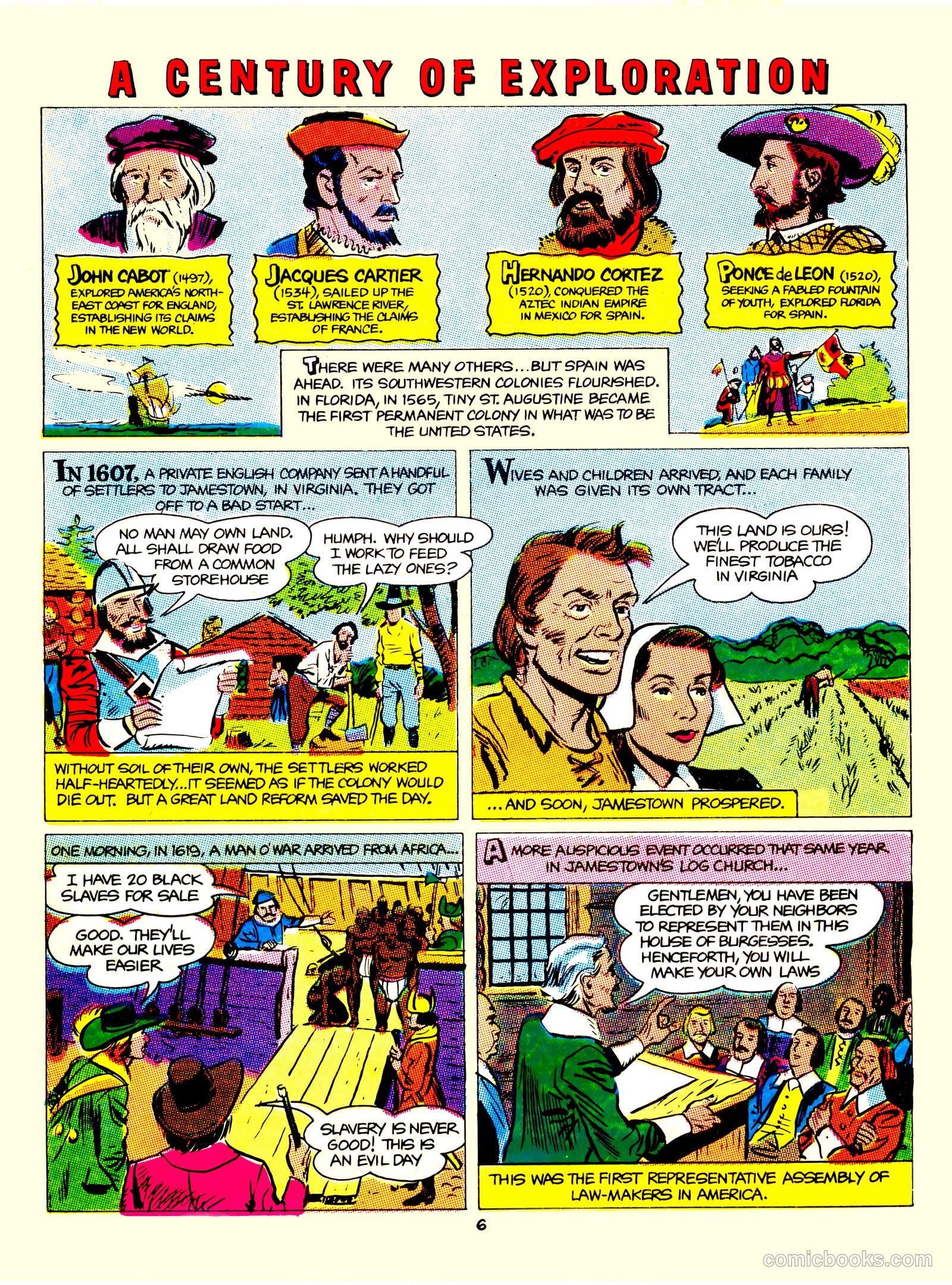 A Picture Story of the United States #nn — page 6 of 52
