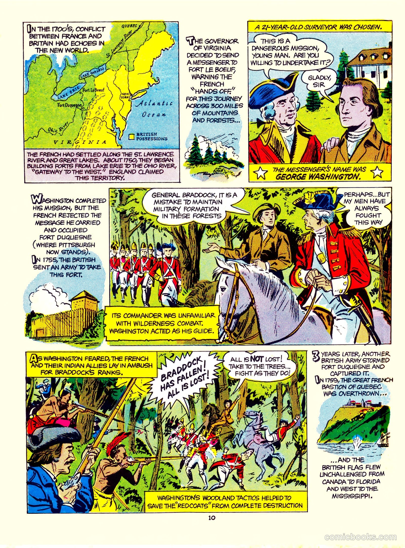 A Picture Story of the United States #nn — page 10 of 52