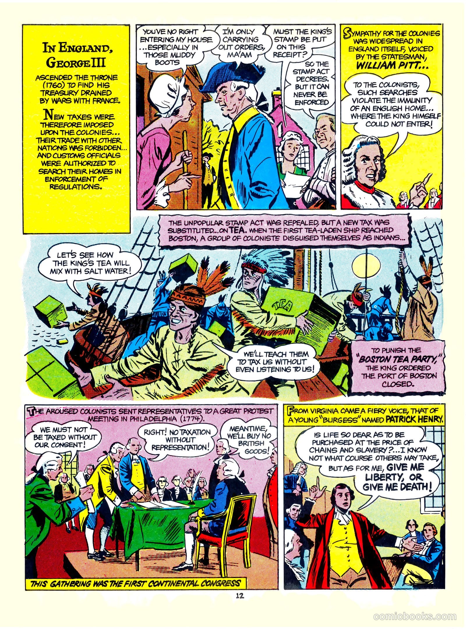 A Picture Story of the United States #nn — page 12 of 52