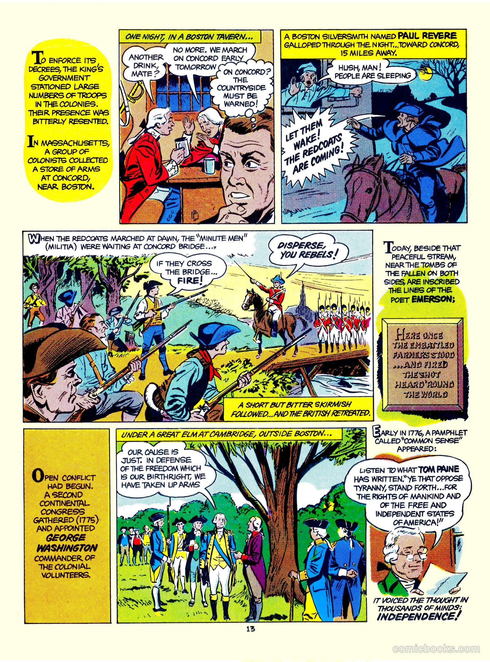 A Picture Story of the United States #nn — page 13 of 52