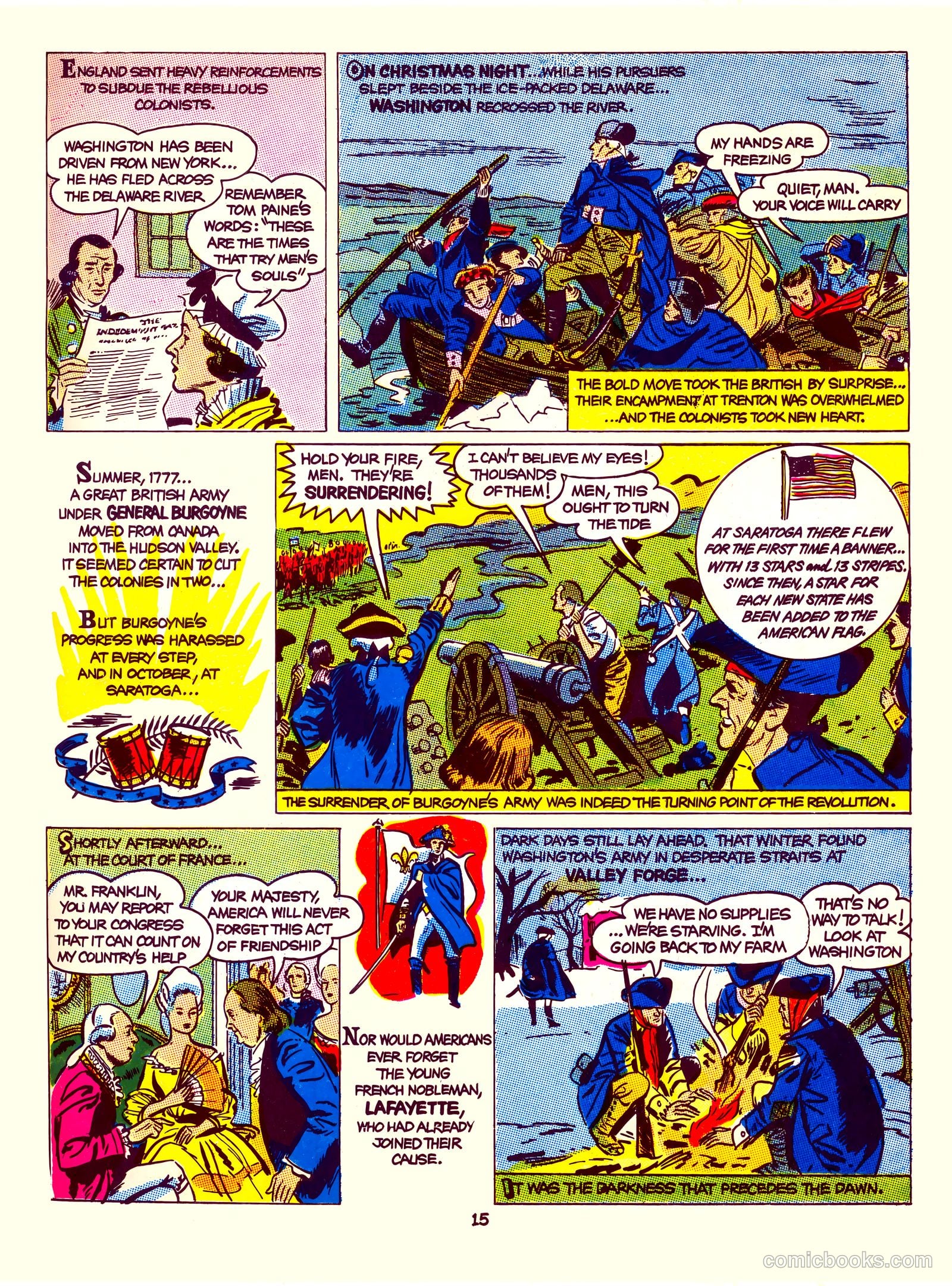 A Picture Story of the United States #nn — page 15 of 52