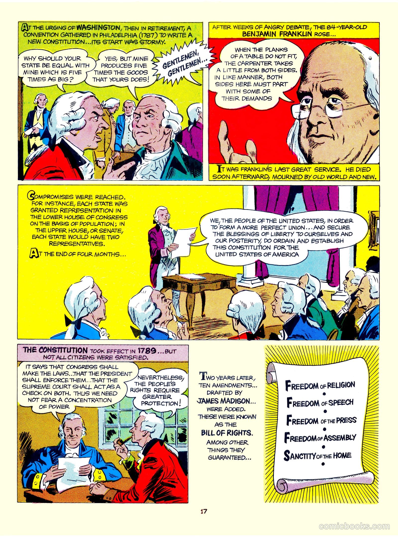 A Picture Story of the United States #nn — page 17 of 52