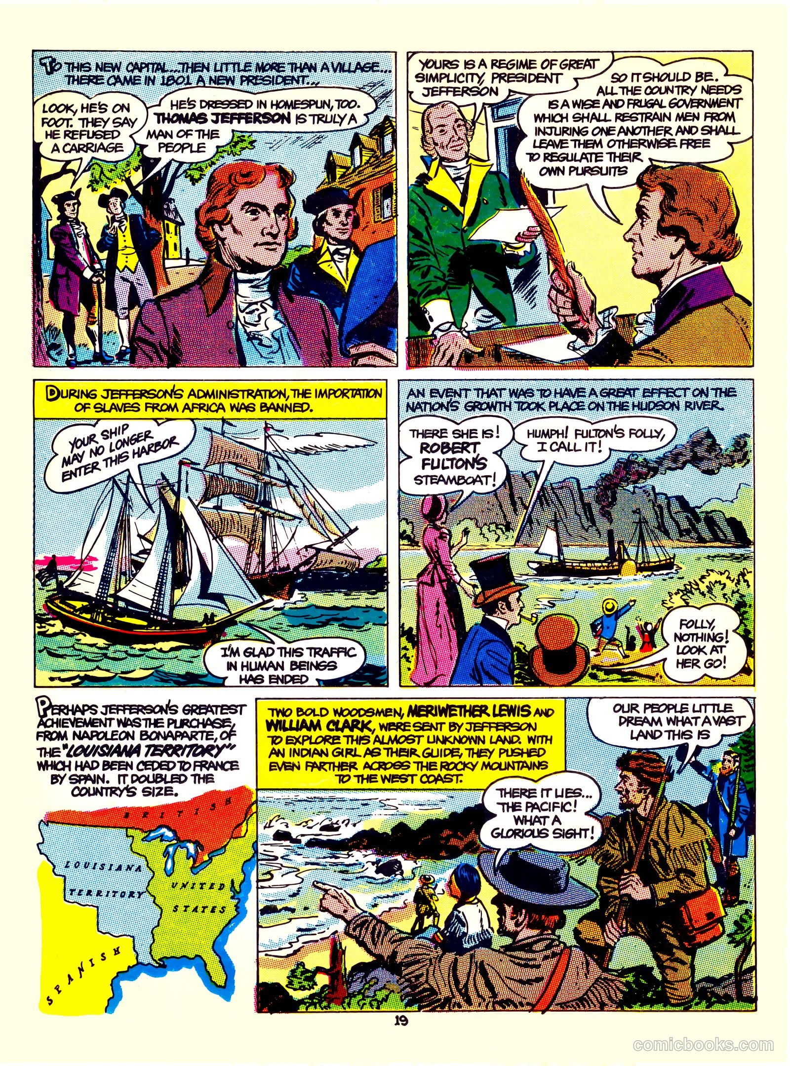 A Picture Story of the United States #nn — page 19 of 52