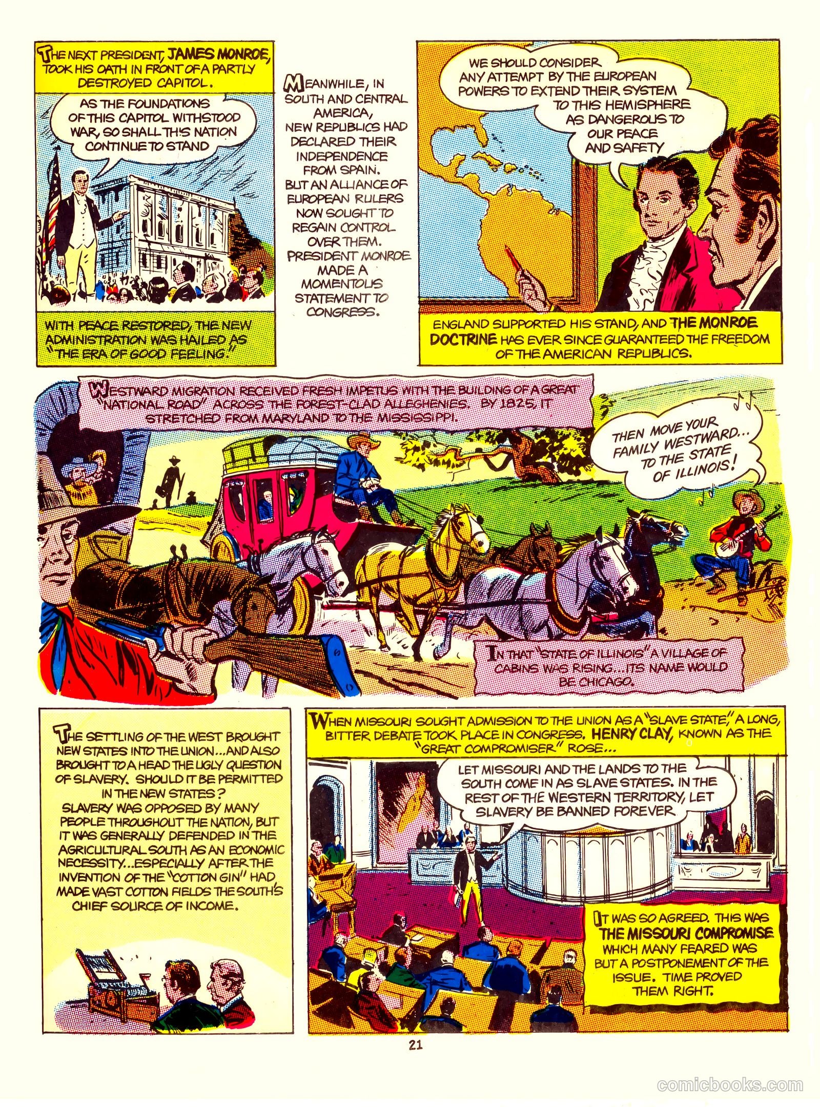 A Picture Story of the United States #nn — page 21 of 52