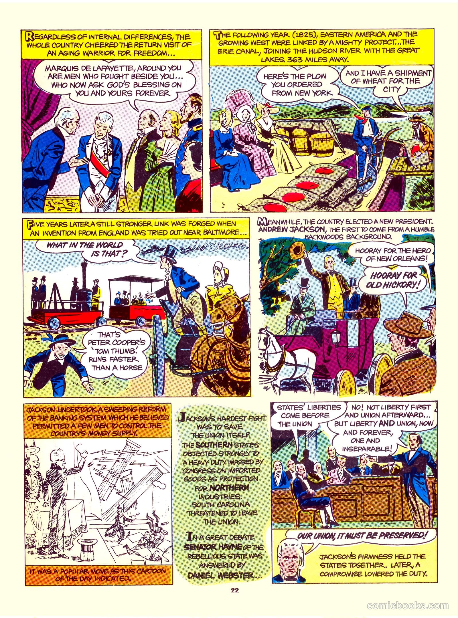 A Picture Story of the United States #nn — page 22 of 52
