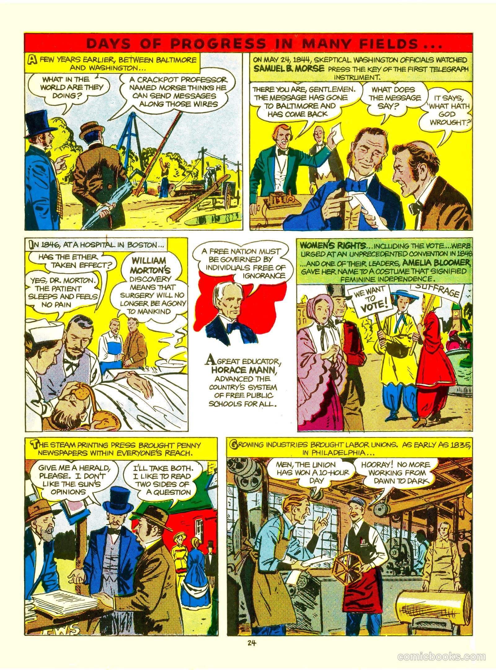 A Picture Story of the United States #nn — page 24 of 52