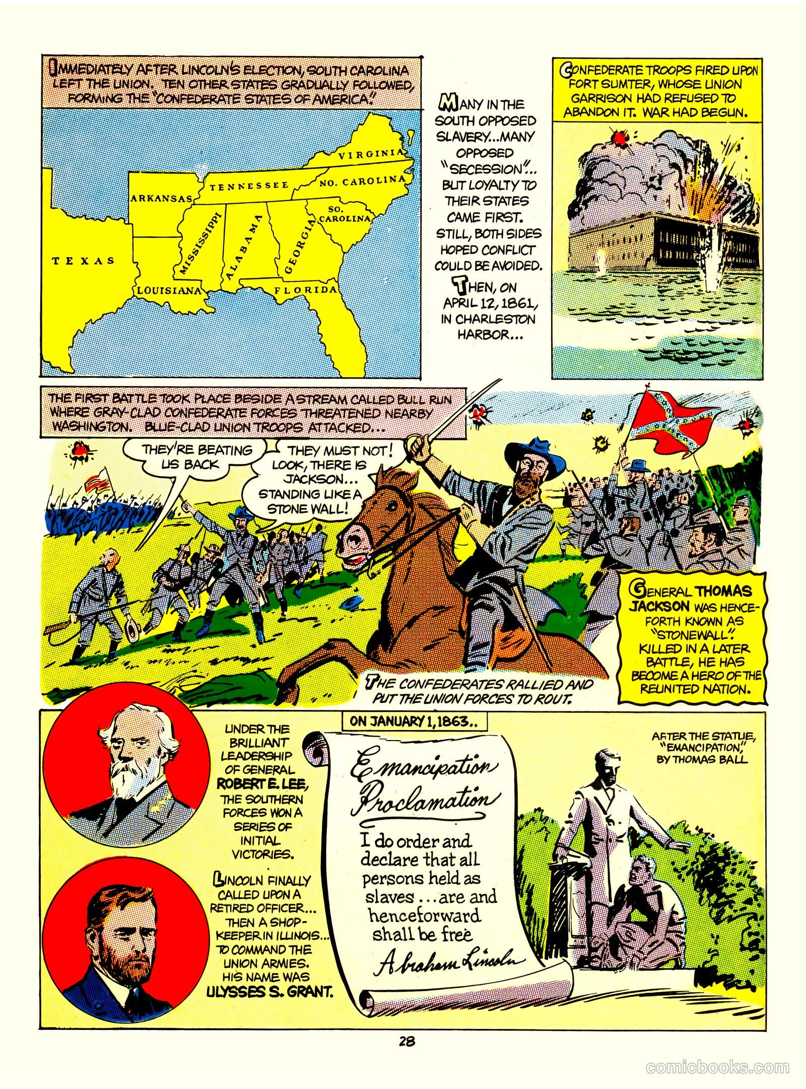 A Picture Story of the United States #nn — page 28 of 52