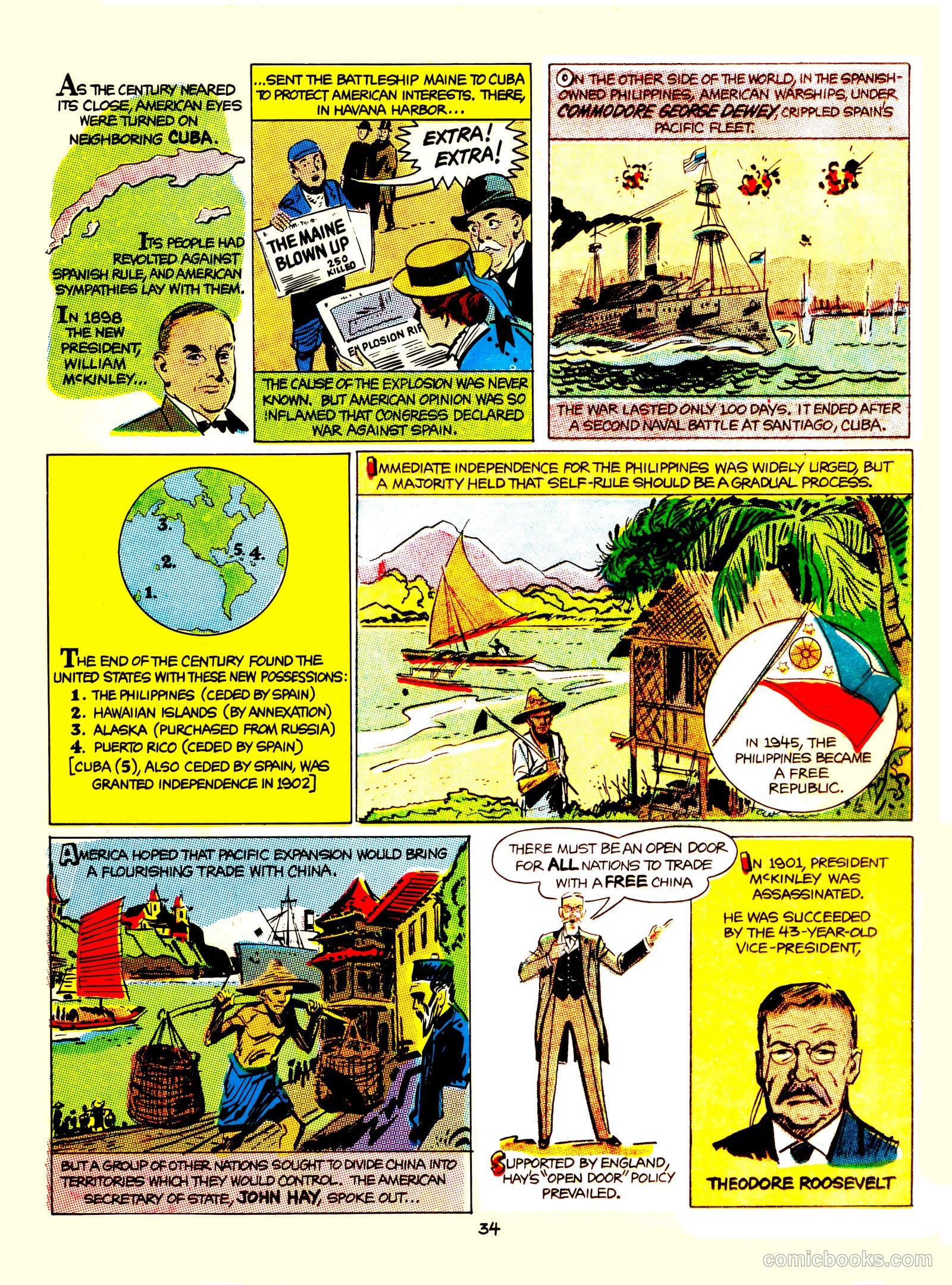 A Picture Story of the United States #nn — page 34 of 52