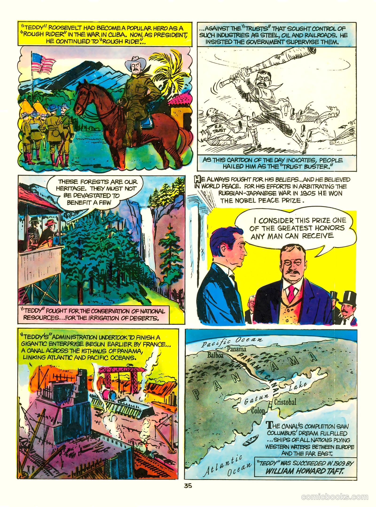 A Picture Story of the United States #nn — page 35 of 52