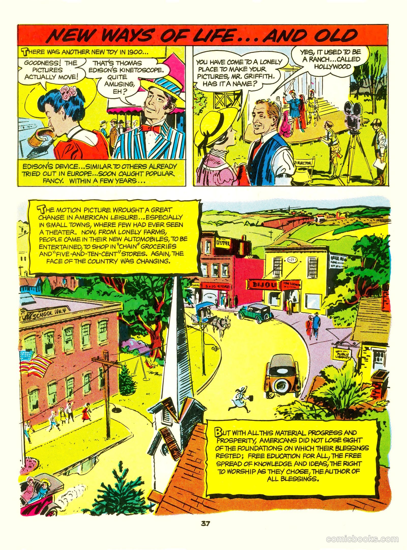 A Picture Story of the United States #nn — page 37 of 52