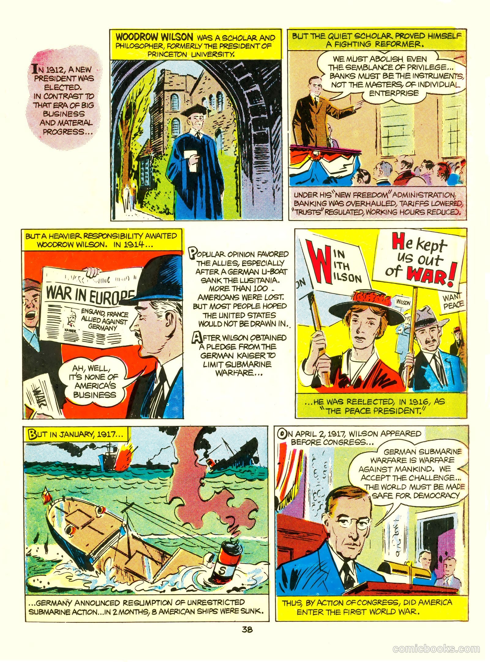 A Picture Story of the United States #nn — page 38 of 52