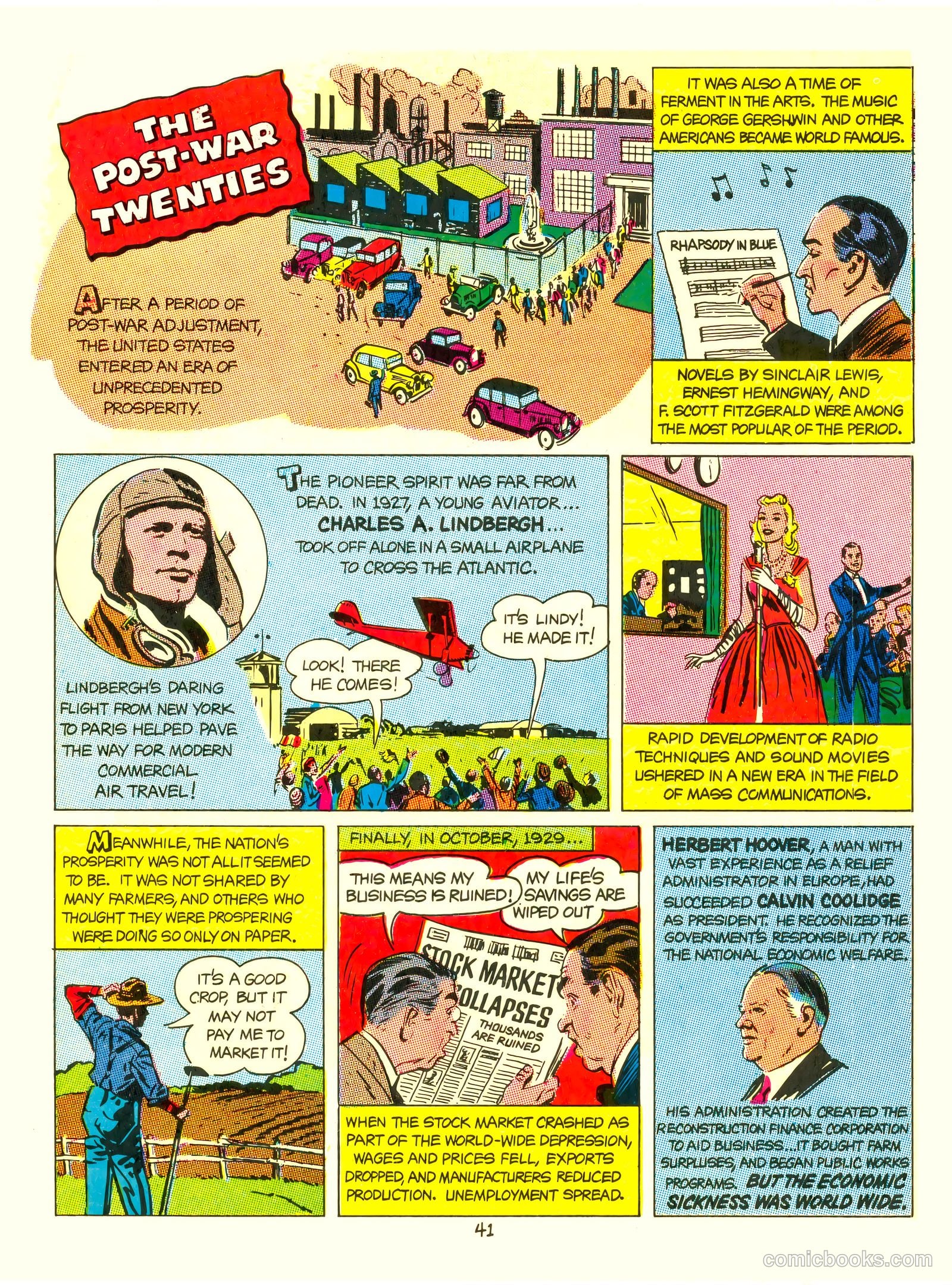 A Picture Story of the United States #nn — page 41 of 52