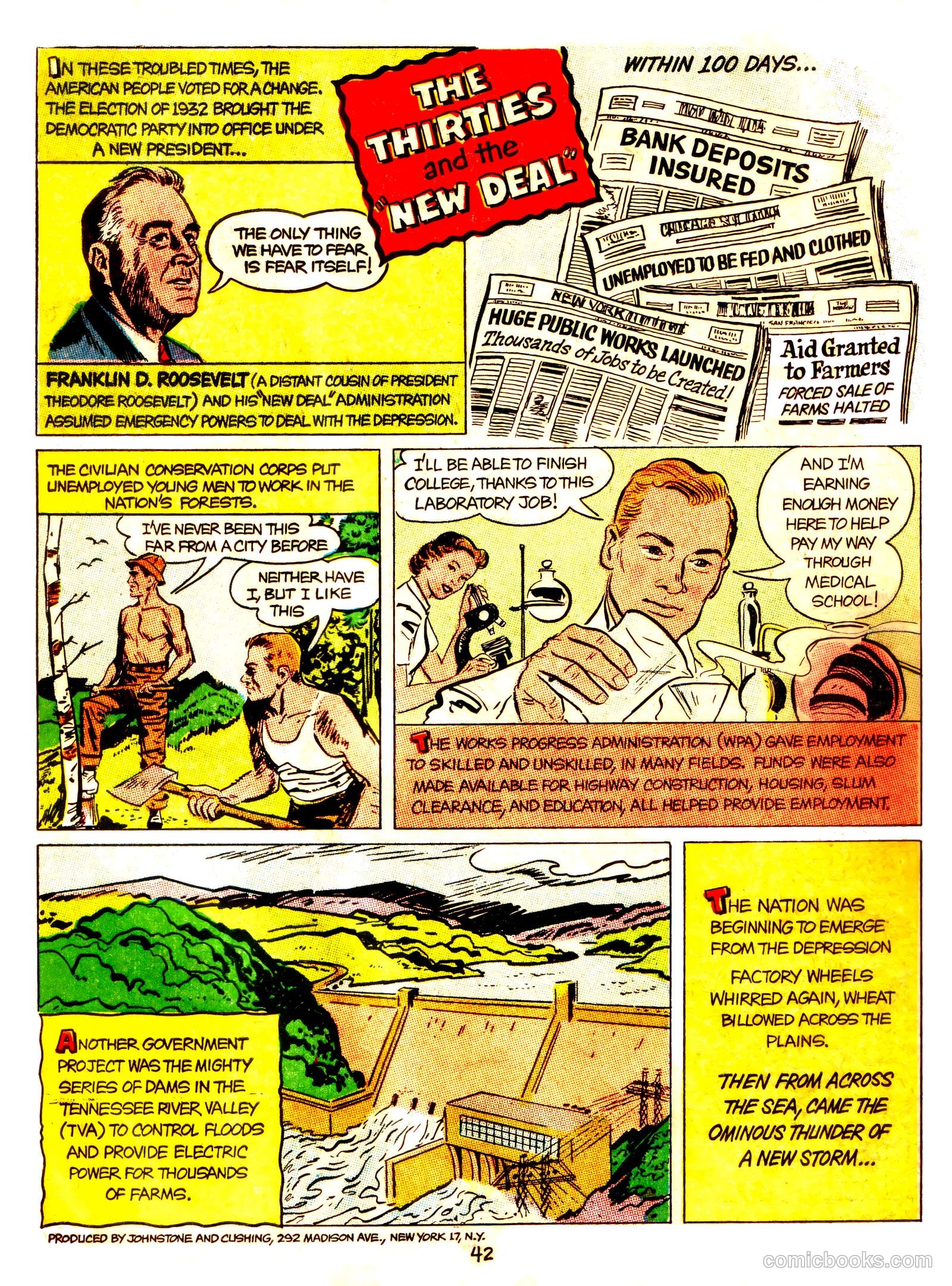 A Picture Story of the United States #nn — page 42 of 52