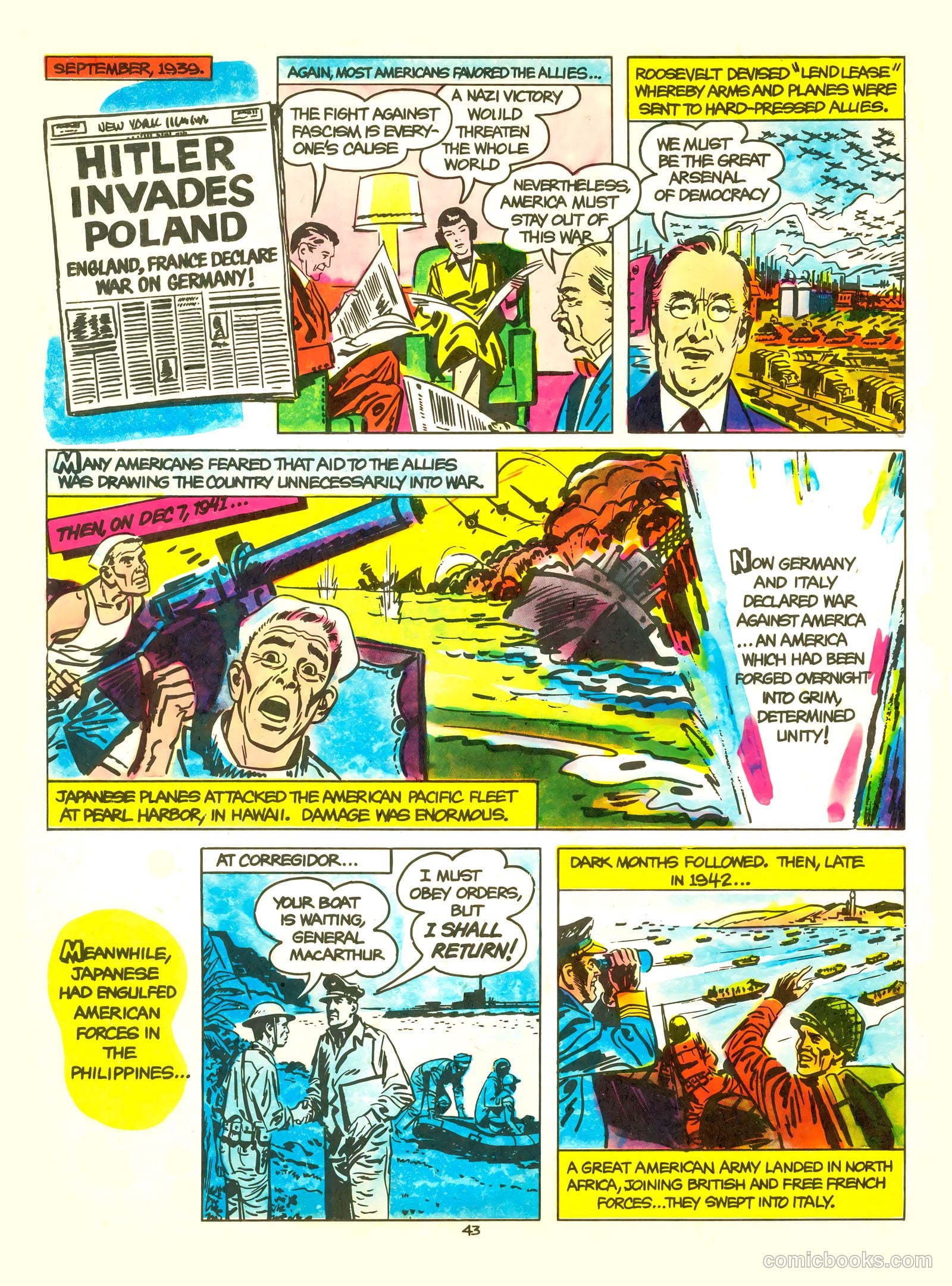 A Picture Story of the United States #nn — page 43 of 52