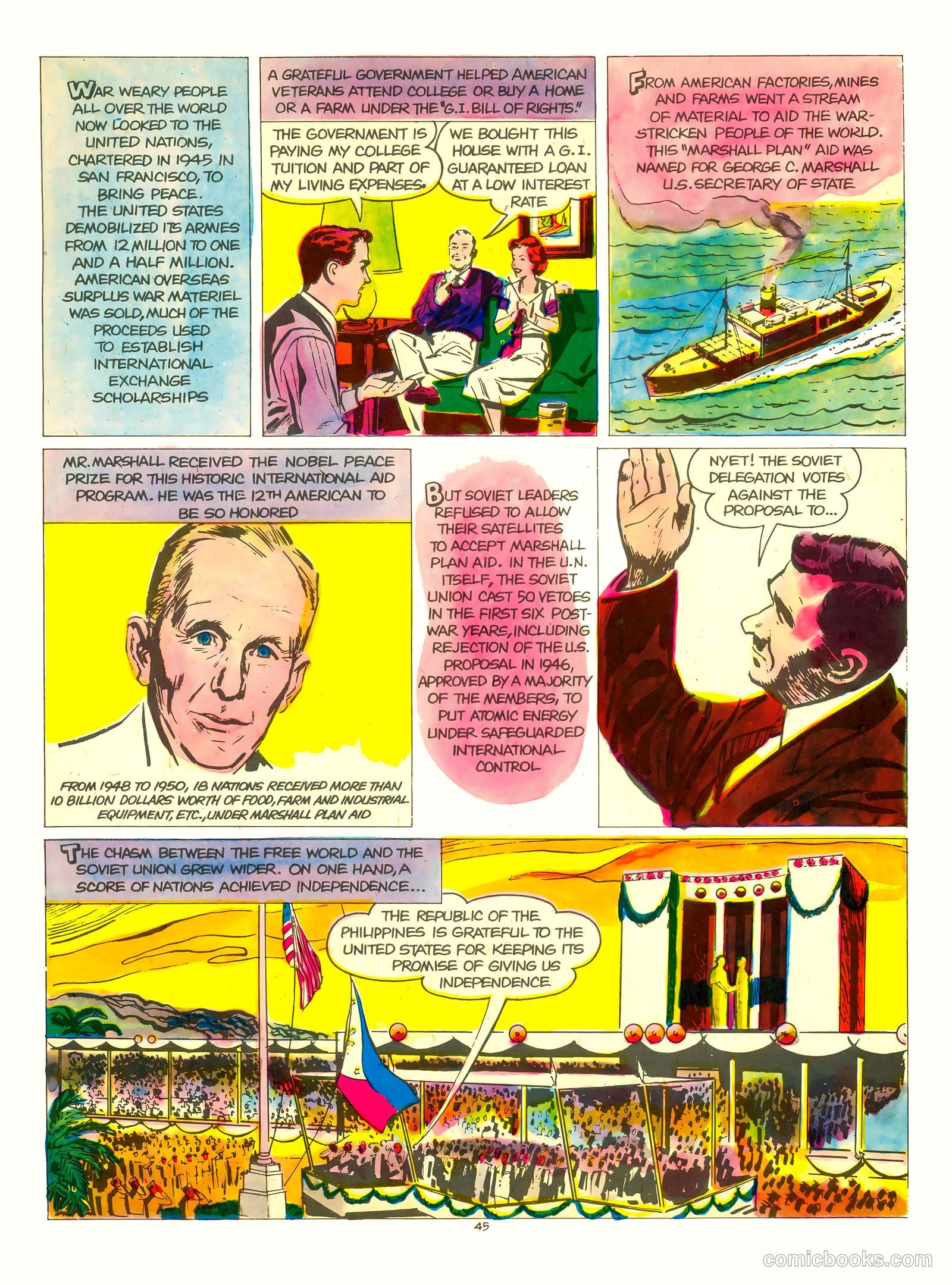 A Picture Story of the United States #nn — page 45 of 52