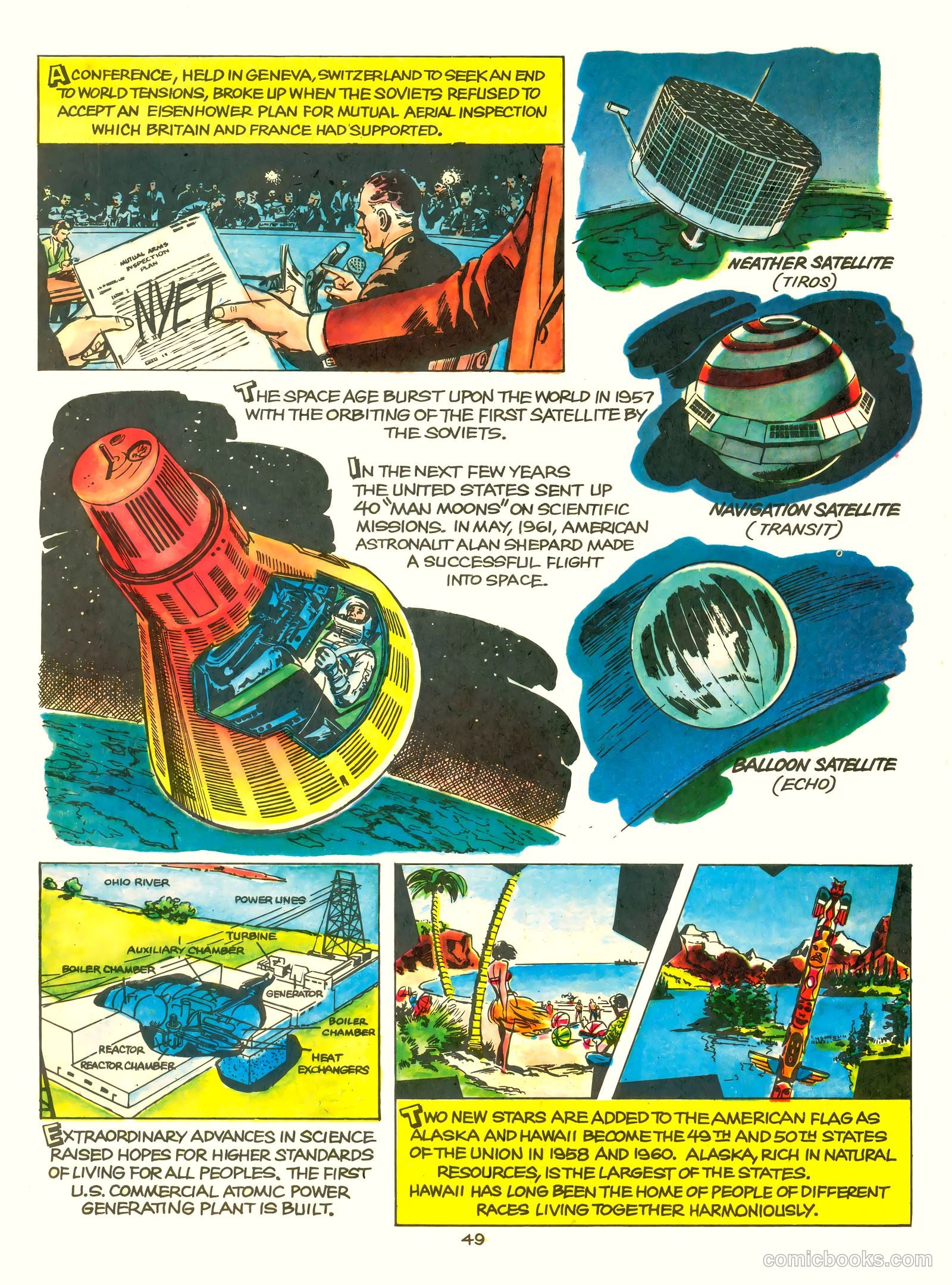 A Picture Story of the United States #nn — page 49 of 52