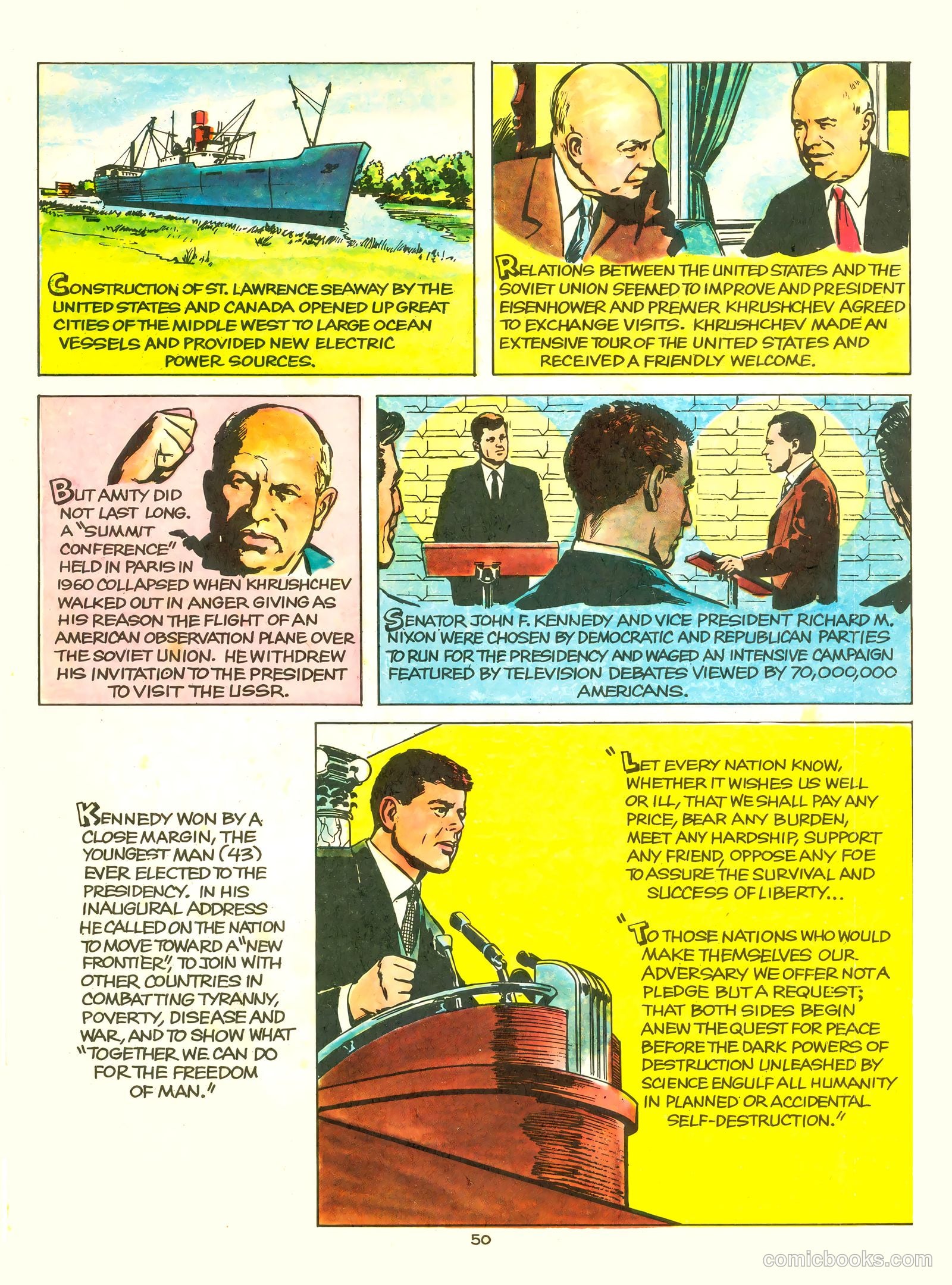 A Picture Story of the United States #nn — page 50 of 52