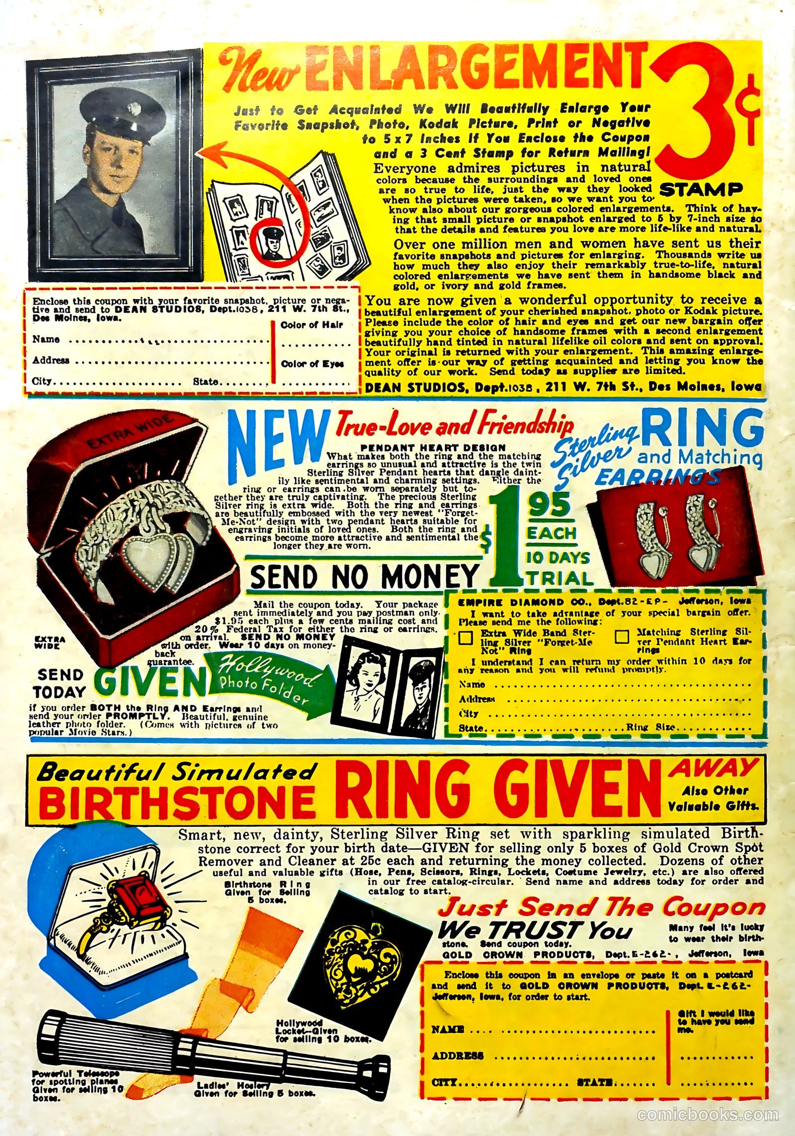 Blazing Comics #6 — page 36 of 36