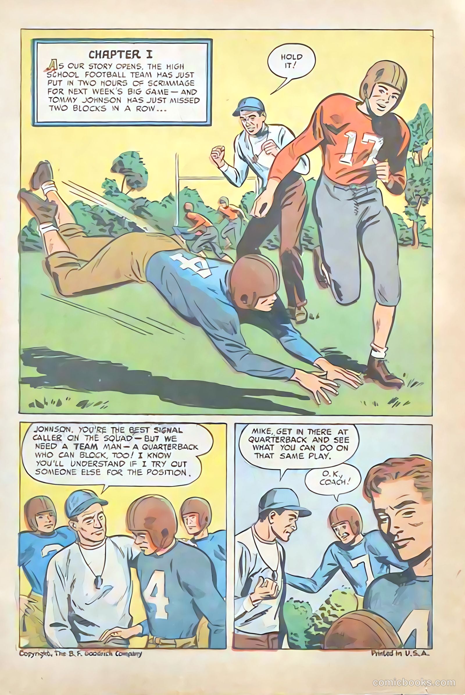 Johnson Makes the Team #nn — page 2 of 31