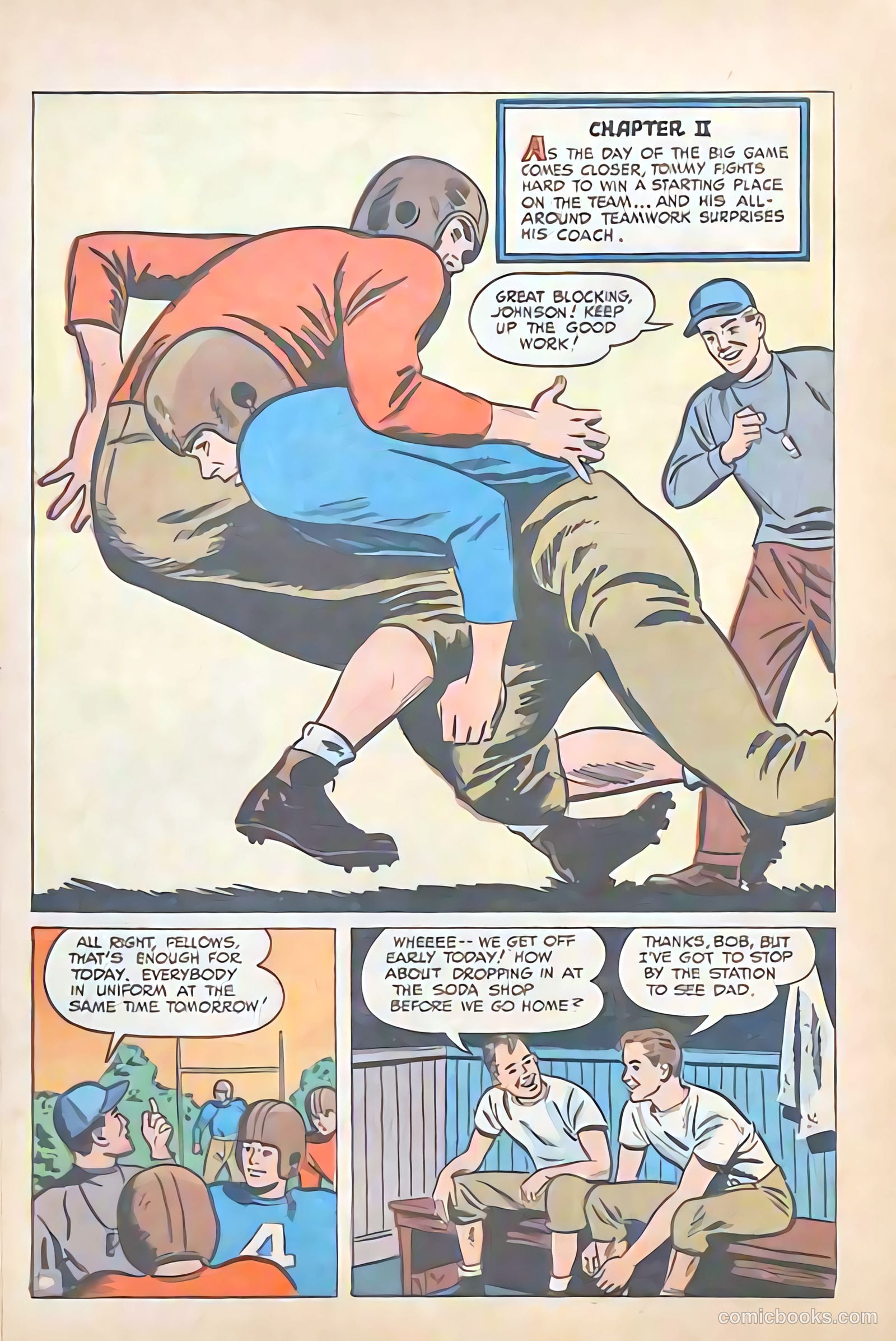 Johnson Makes the Team #nn — page 12 of 31