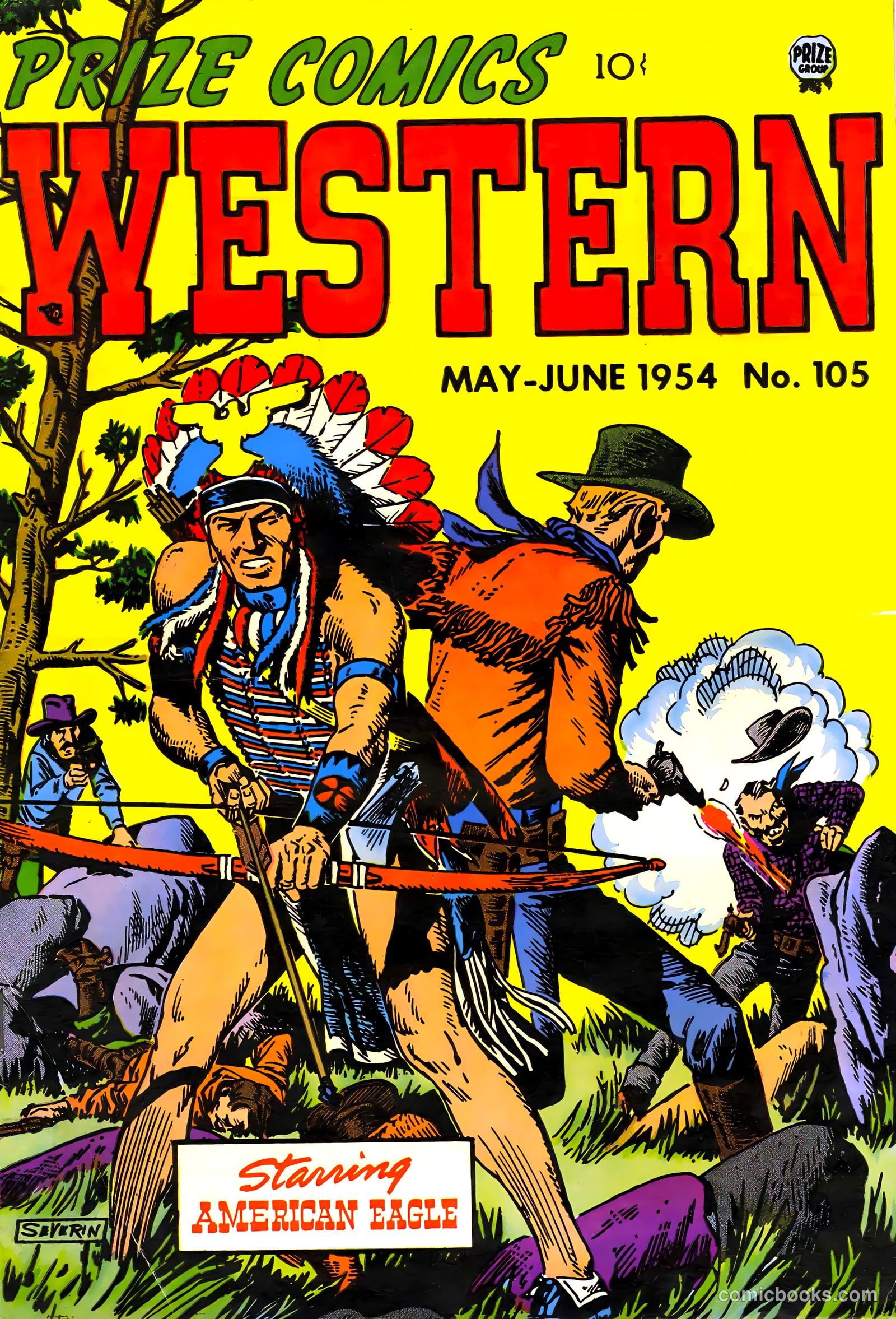 Prize Comics Western #105 — page 1 of 36