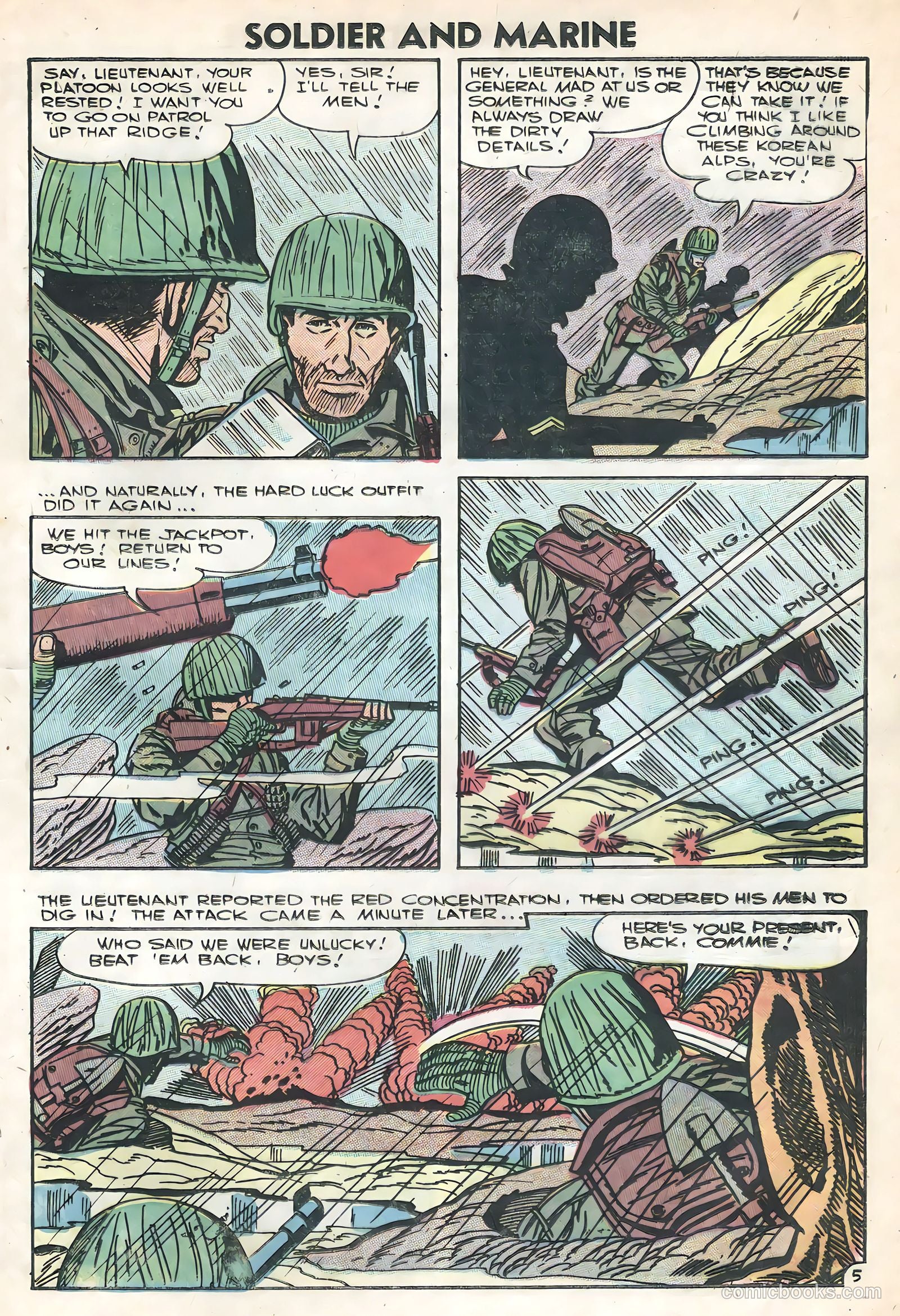 Soldier and Marine Comics #16 — page 25 of 36