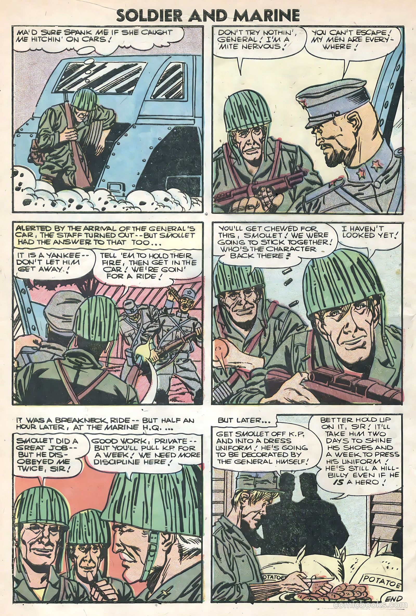 Soldier and Marine Comics #16 — page 32 of 36
