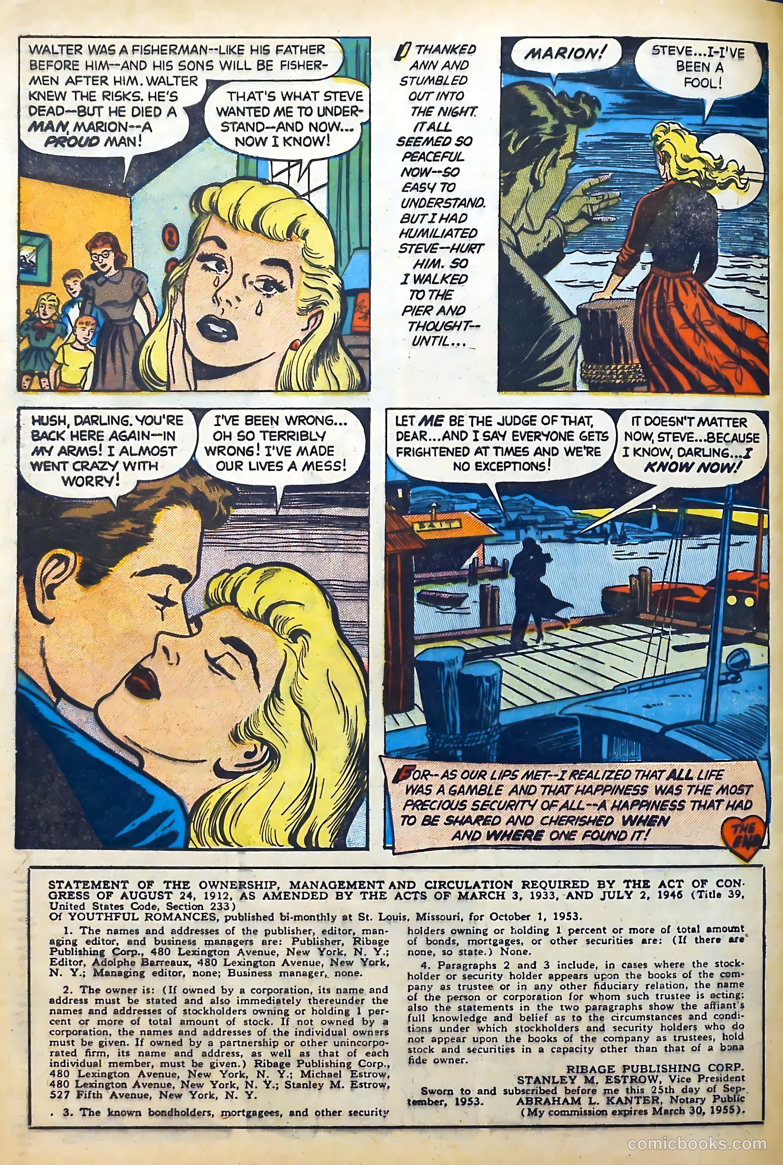 Youthful Romances #8 — page 34 of 36