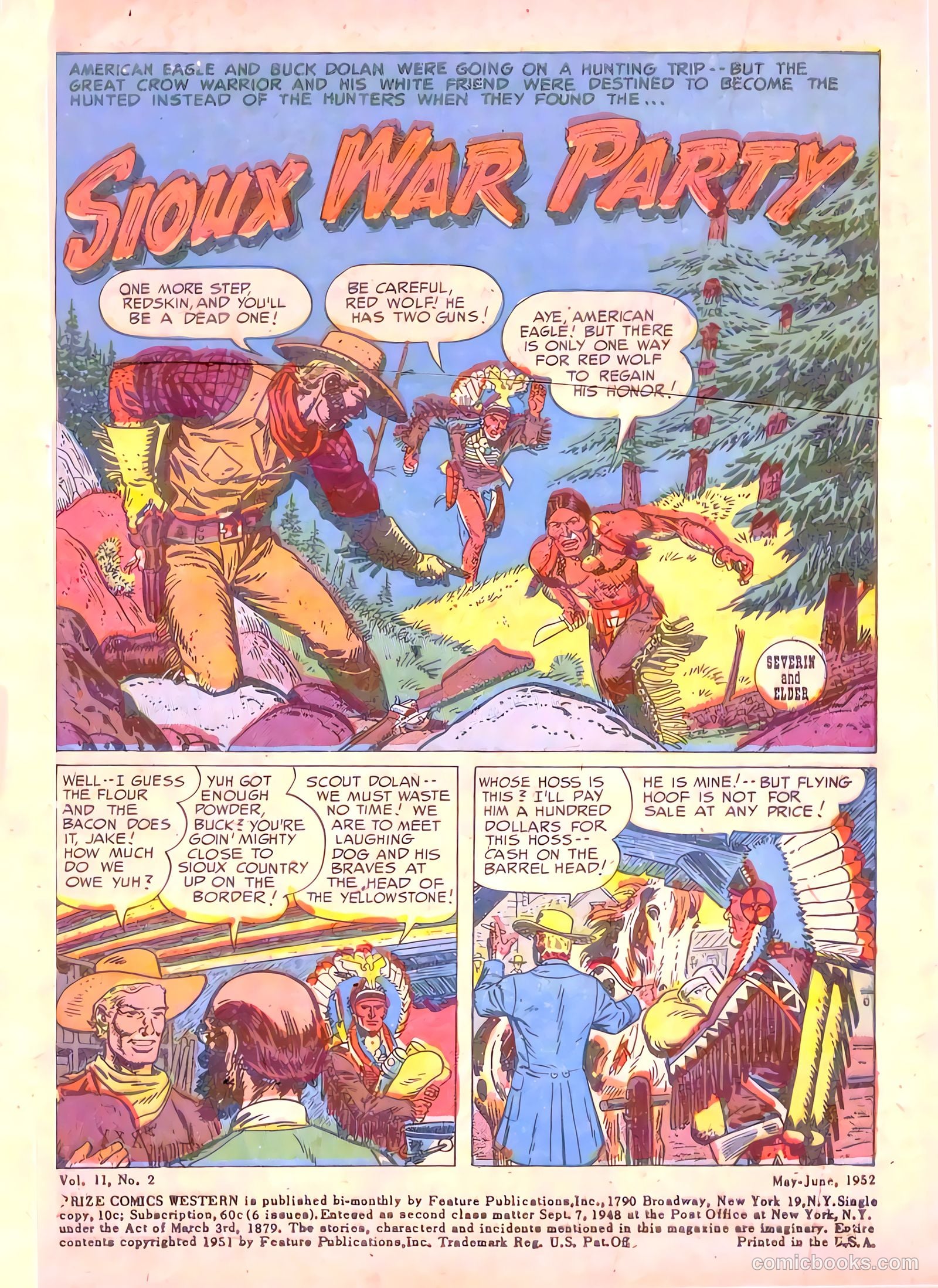 Prize Comics Western #93 — page 3 of 44