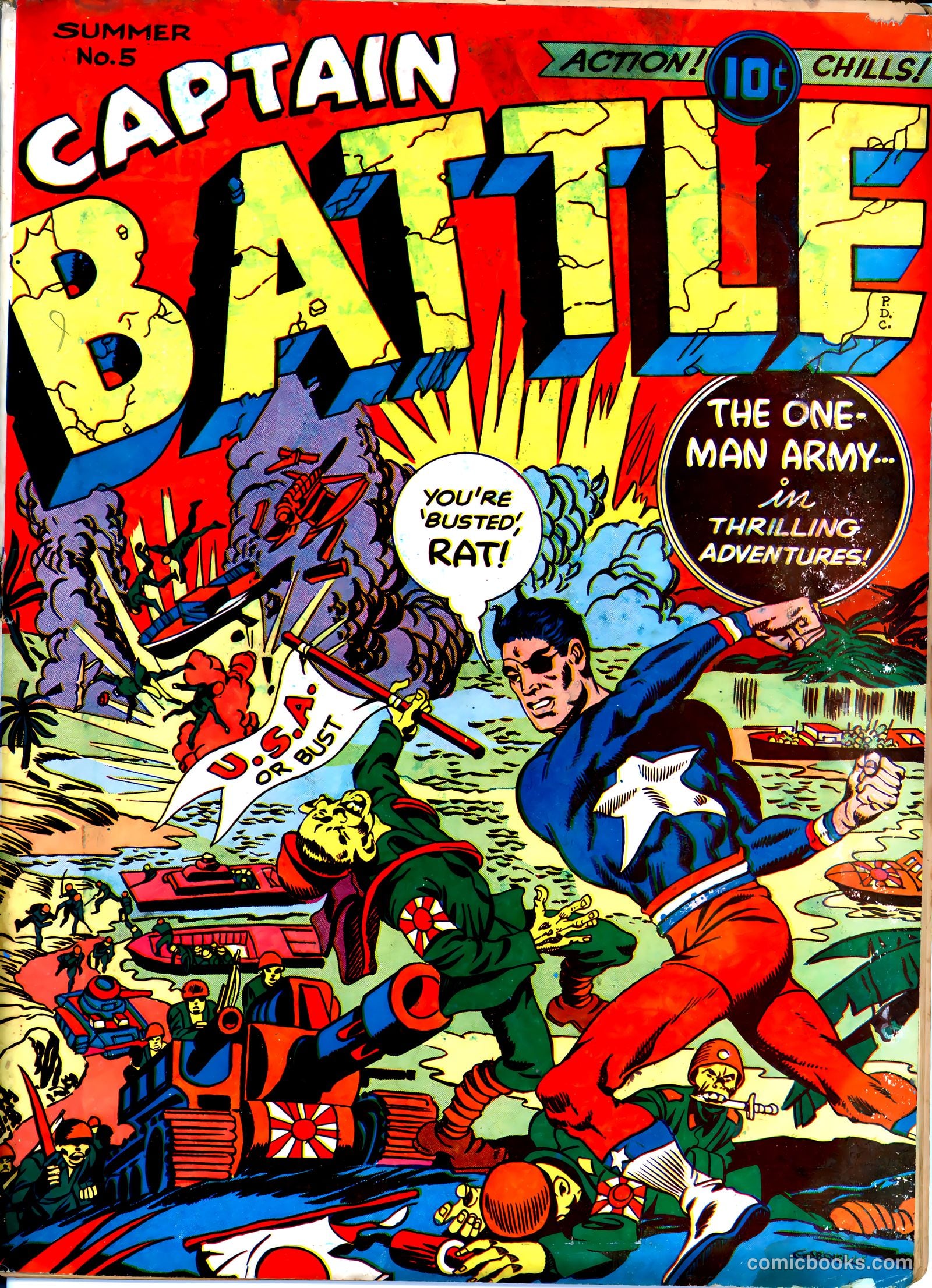 Captain Battle Comics #5 — page 1 of 68