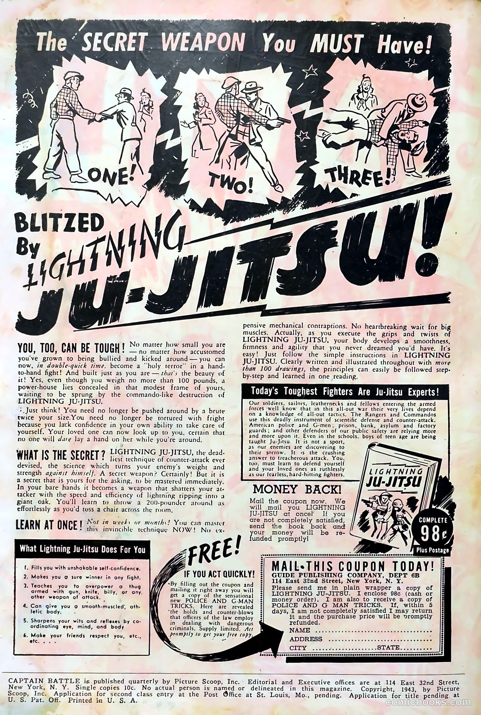 Captain Battle Comics #5 — page 2 of 68