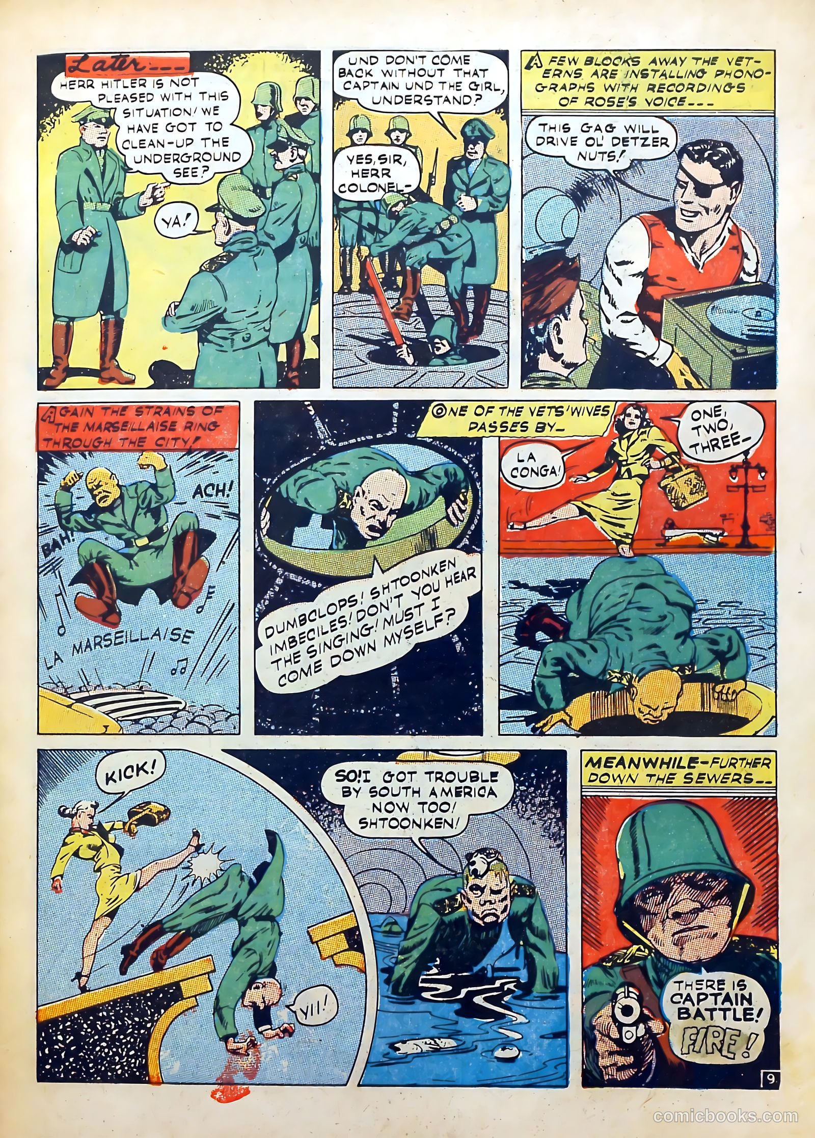 Captain Battle Comics #5 — page 11 of 68