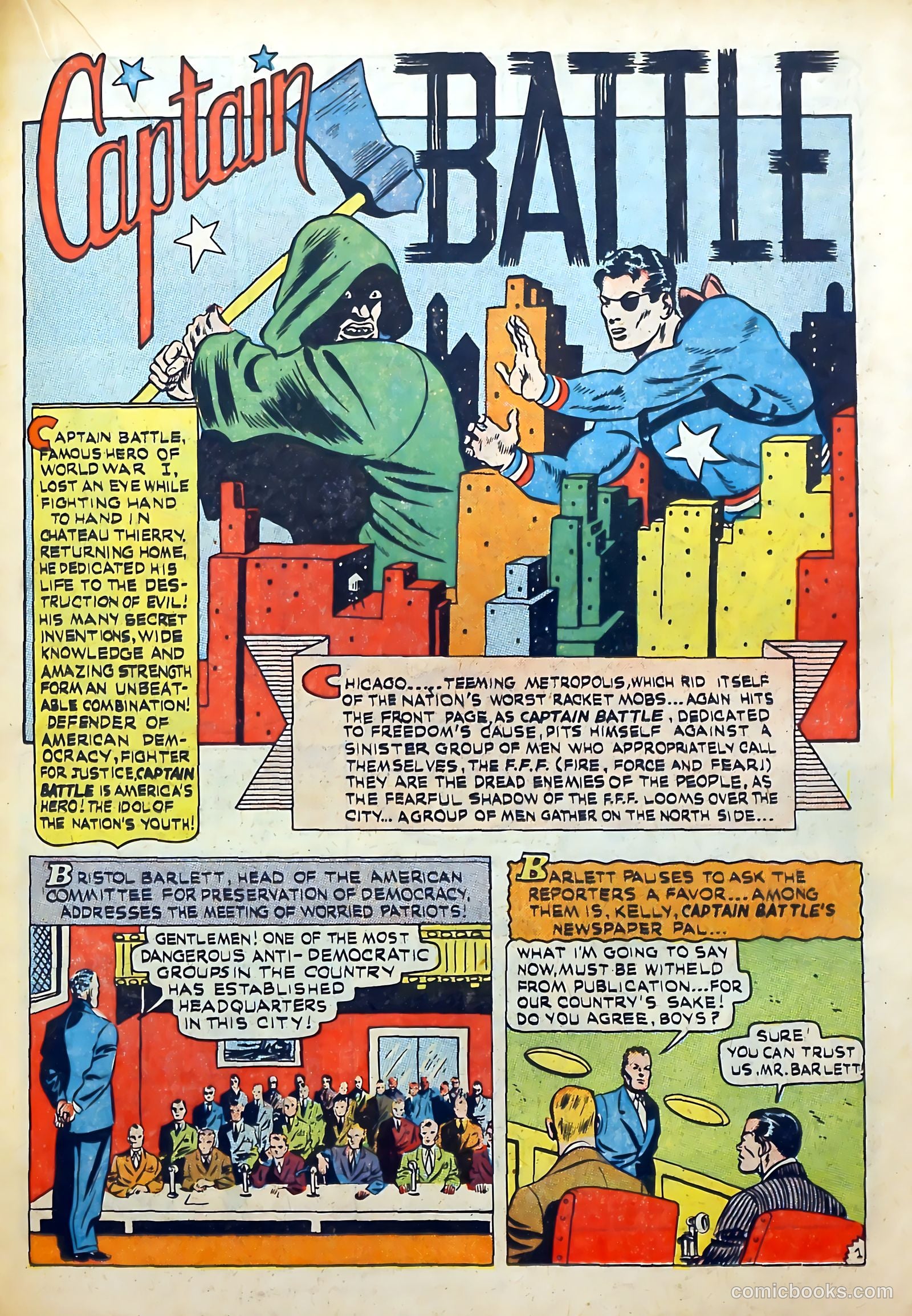 Captain Battle Comics #5 — page 35 of 68