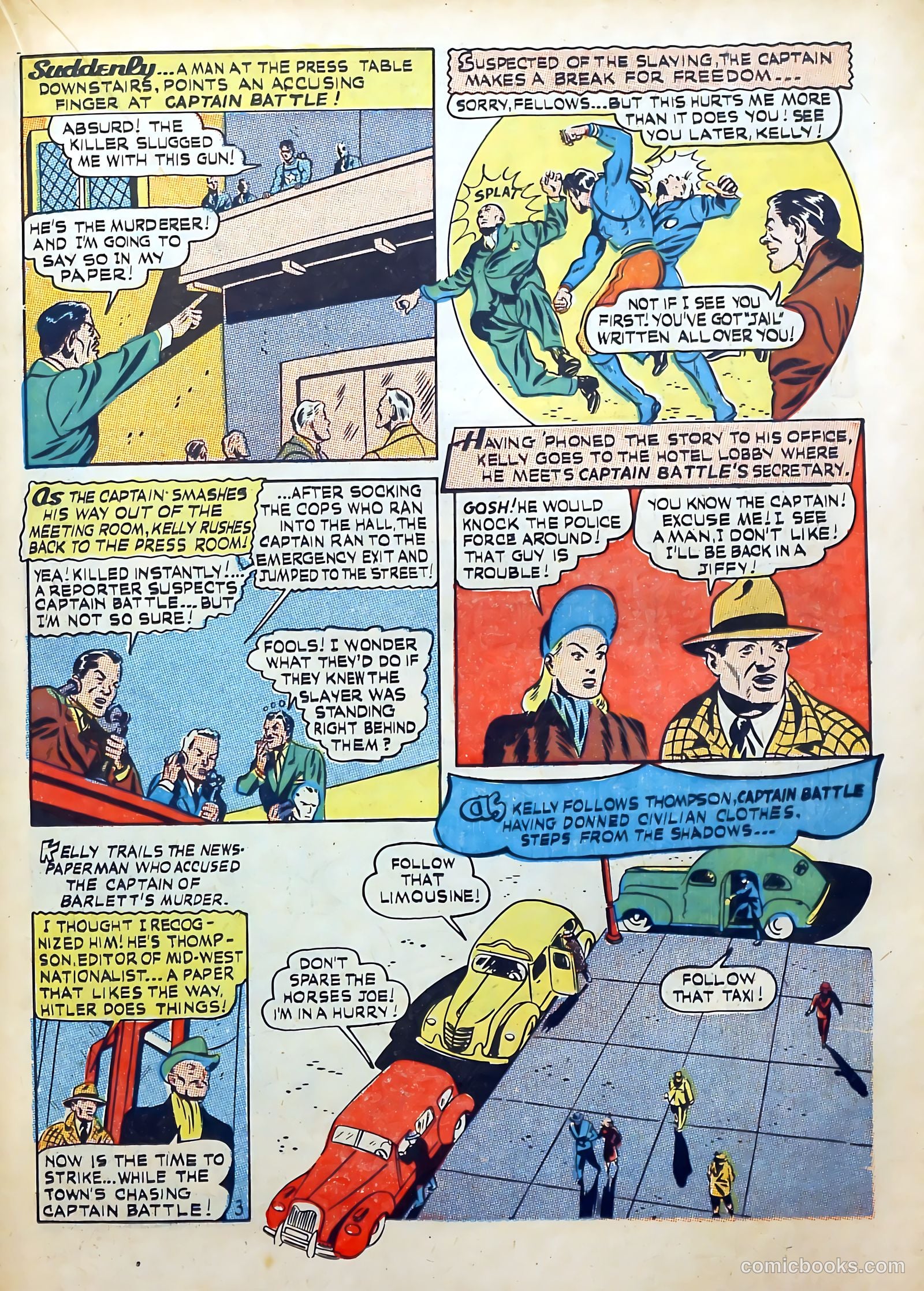Captain Battle Comics #5 — page 37 of 68