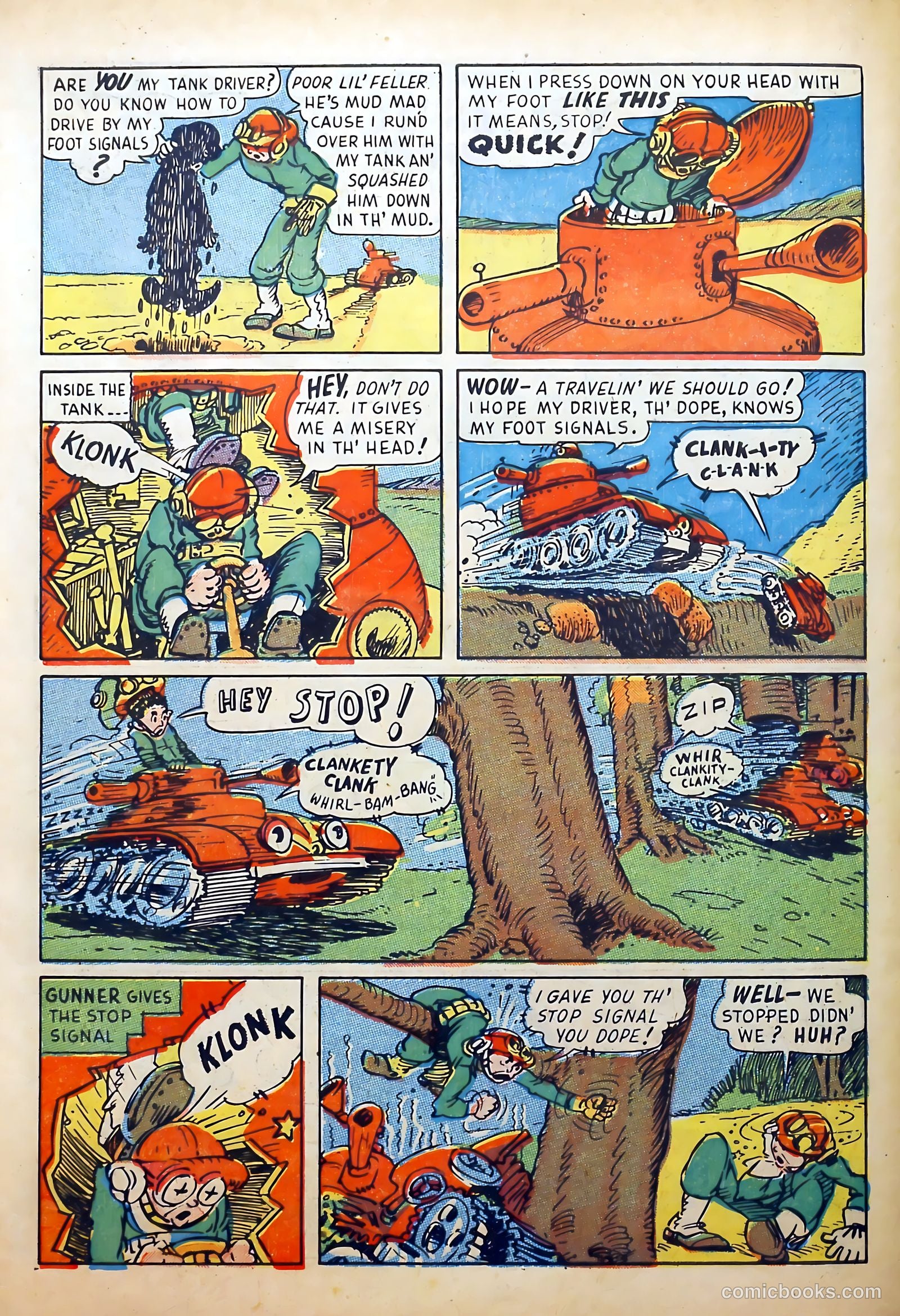 Captain Battle Comics #5 — page 56 of 68
