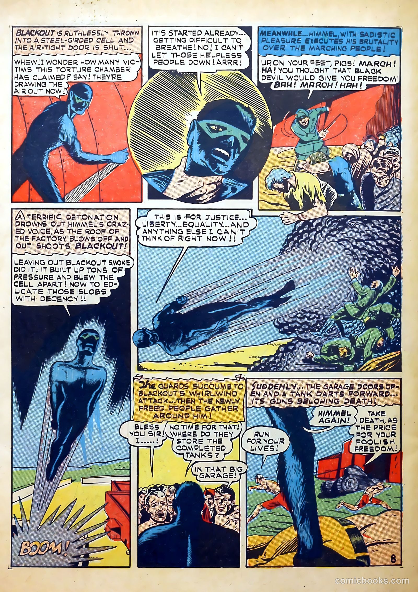 Captain Battle Comics #5 — page 64 of 68