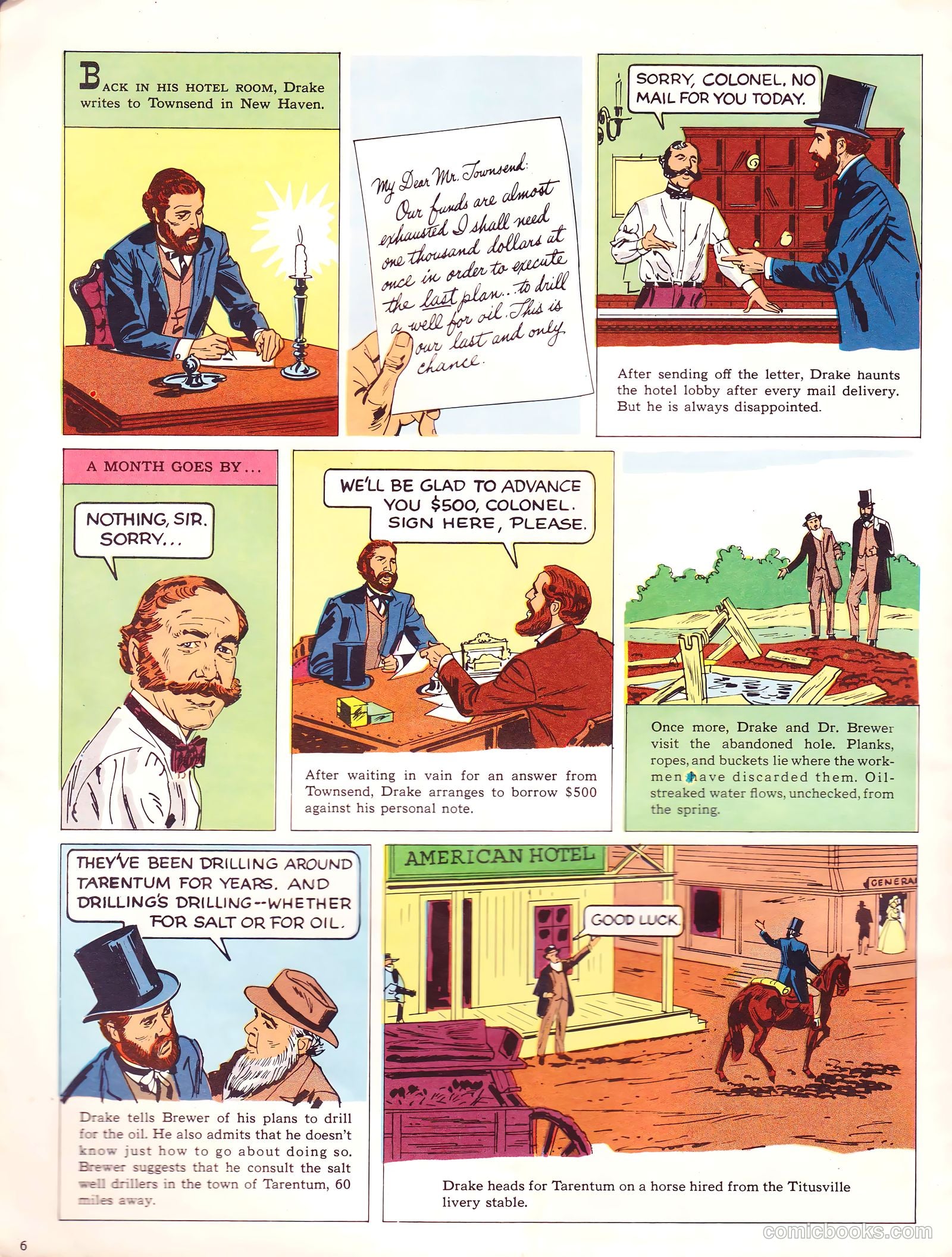 The Story of Colonel Drake #nn — page 6 of 16