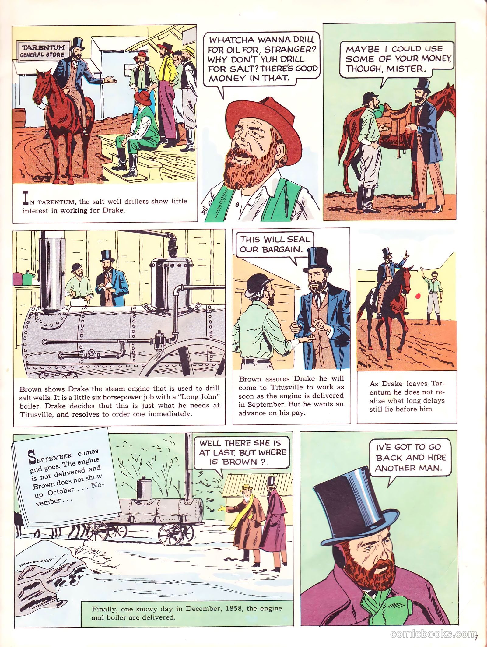 The Story of Colonel Drake #nn — page 7 of 16