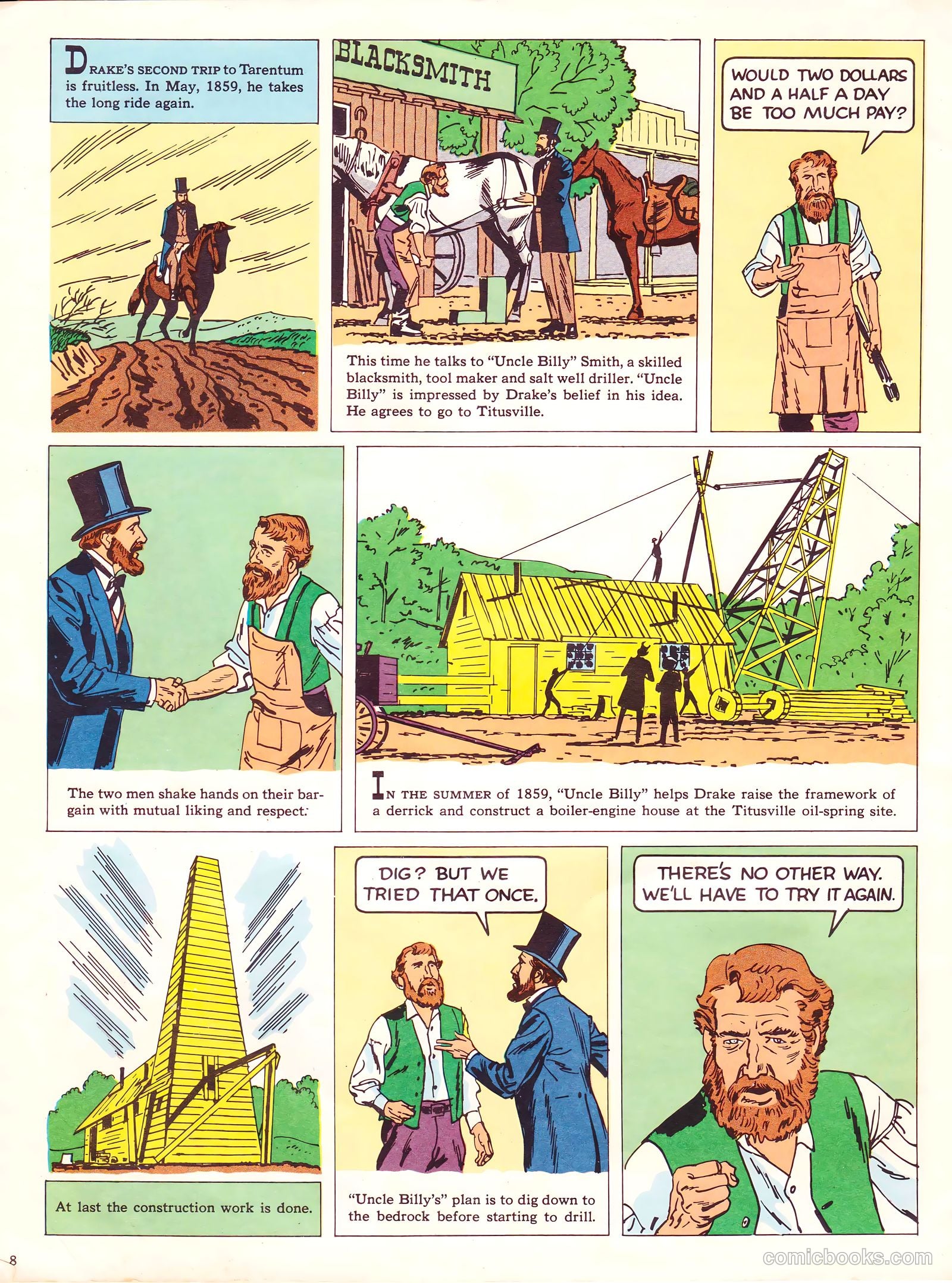 The Story of Colonel Drake #nn — page 8 of 16